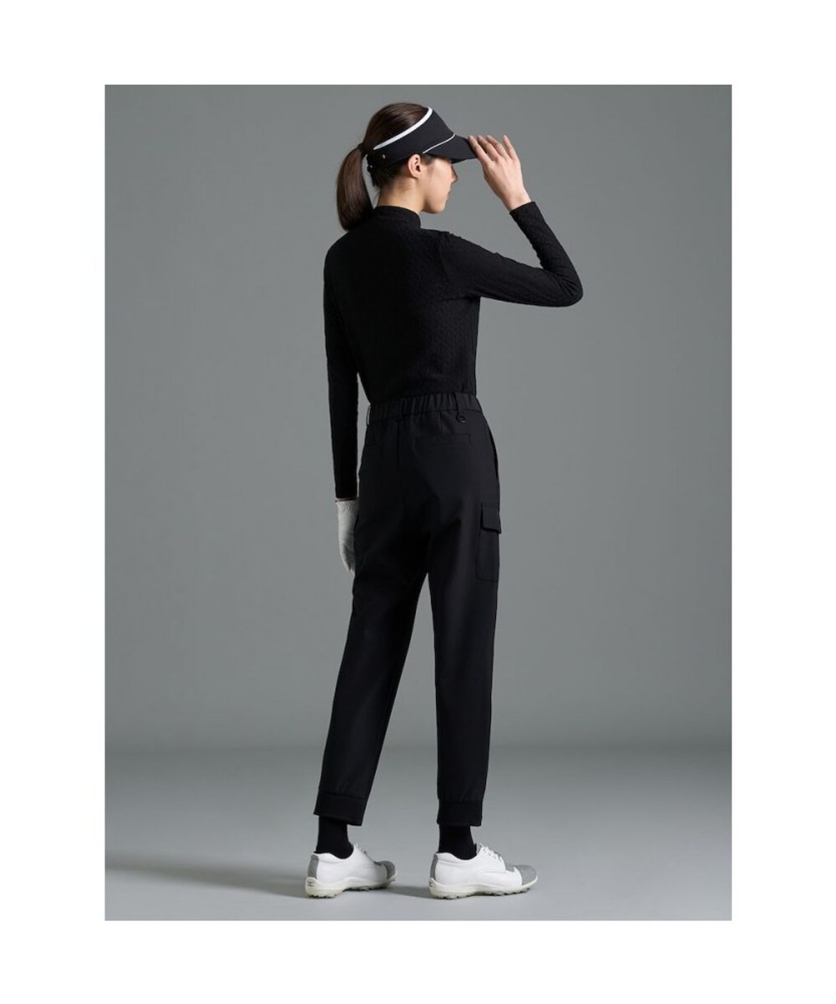 빈폴골프(BEANPOLE GOLF) [B_under] 여성 반조거 팬츠  블랙