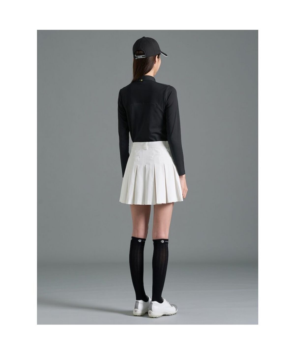 빈폴골프(BEANPOLE GOLF) [B_under] 여성 뒷주름 배색포인트 큐롯  아이보리