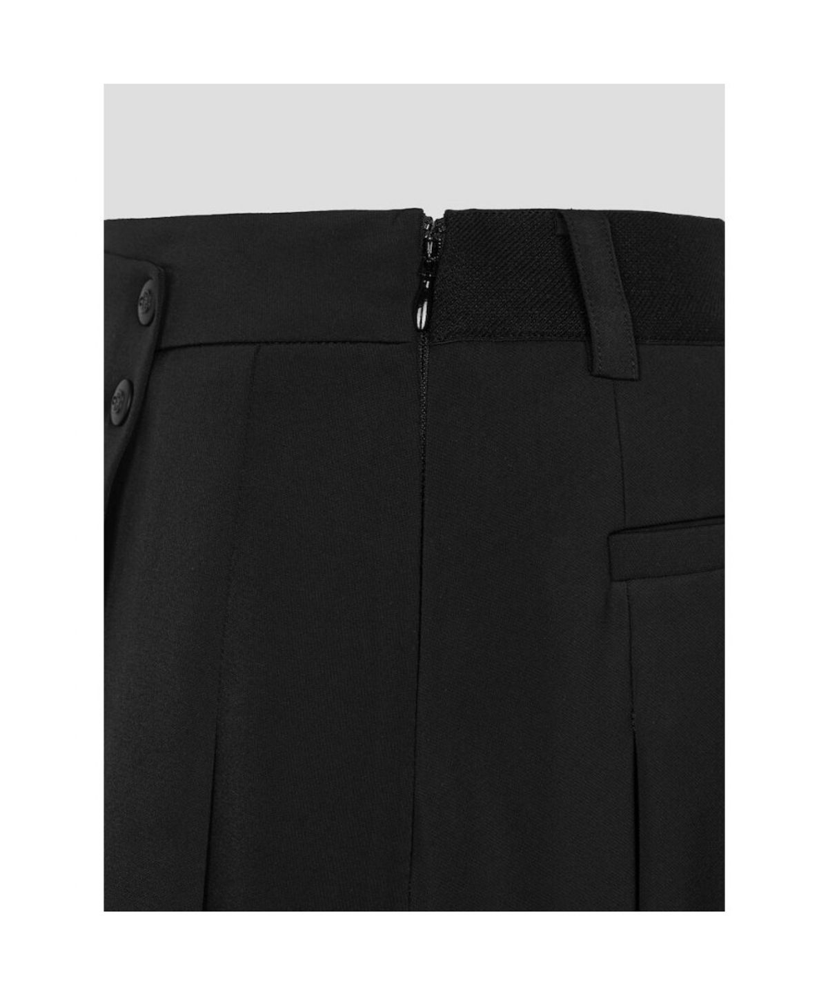 빈폴골프(BEANPOLE GOLF) [B_under] 여성 뒷주름 배색포인트 큐롯  블랙