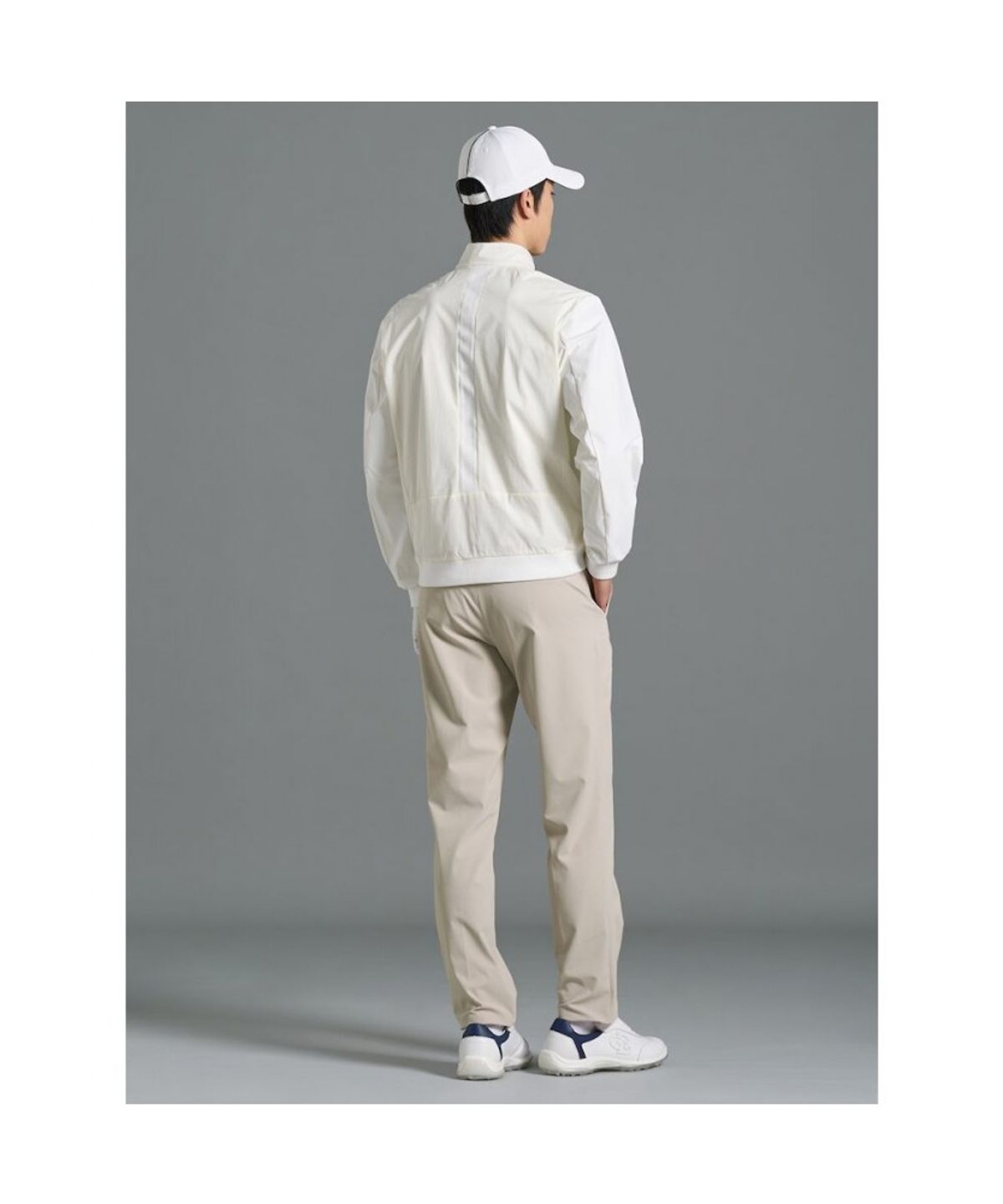 빈폴골프(BEANPOLE GOLF) [B_under] 남성 하이브리드 바람막이  화이트