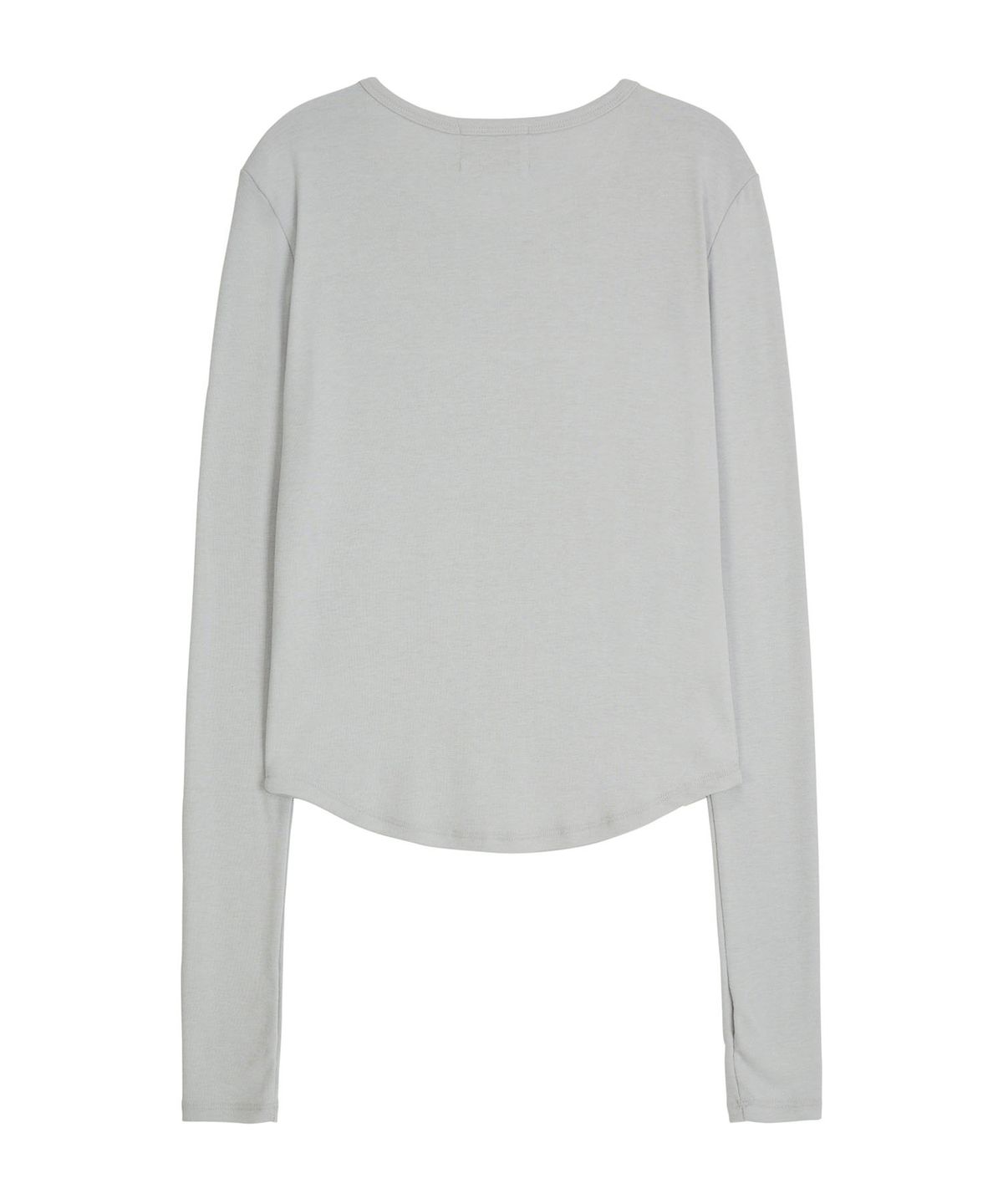 에르에르(ERER) Henley Neck Soft T-shirt Gracy Blue
