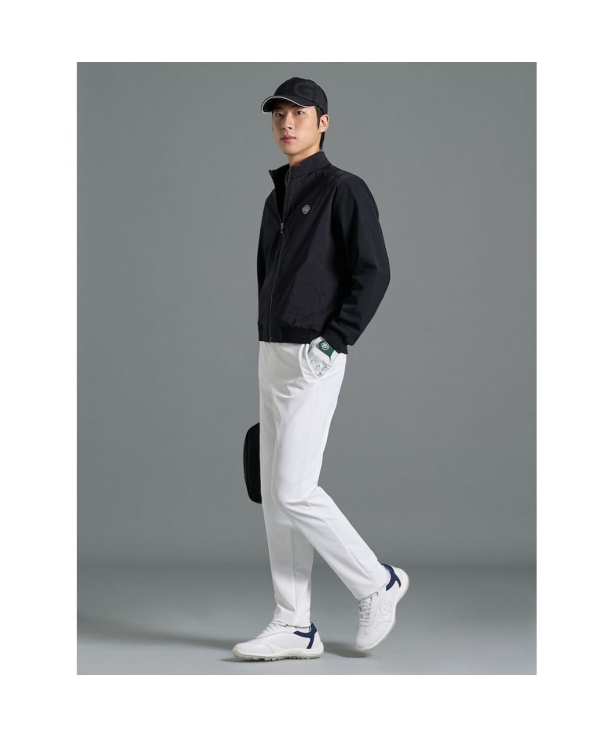 빈폴골프(BEANPOLE GOLF) [B_under] 남성 하이브리드 바람막이  블랙