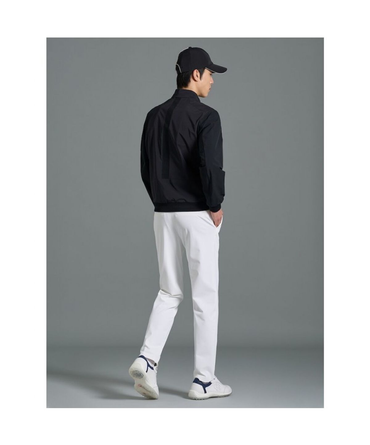 빈폴골프(BEANPOLE GOLF) [B_under] 남성 하이브리드 바람막이  블랙