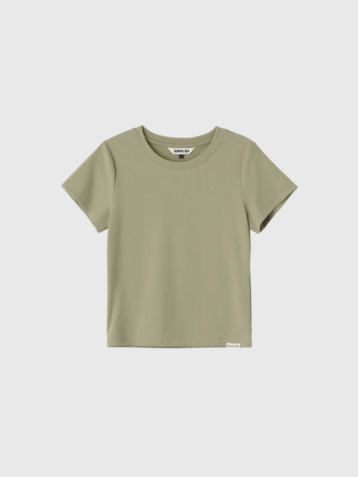 제너럴아이디어(GENERALIDEA) 소프트 슬림핏 티셔츠 [KHAKI] / WBE3L01503