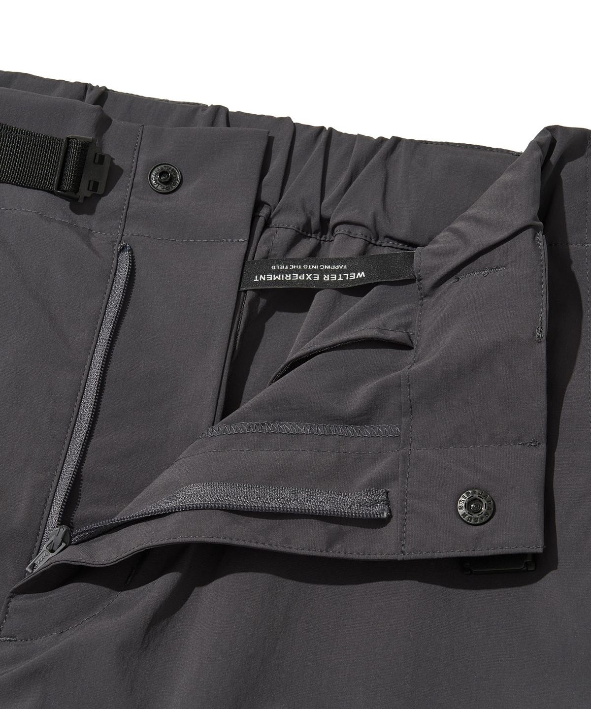 웰터 익스페리먼트(WELTER EXPERIMENT) VENT HIKE PANTS_CHARCOAL_WPL040