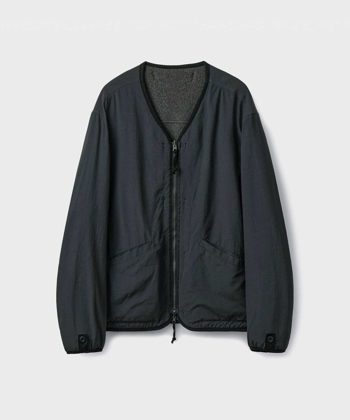 유니온블루(UNION BLUE) FLEECE REVERSIBLE LINER JACKET [GRAPHITE/CHARCOAL]