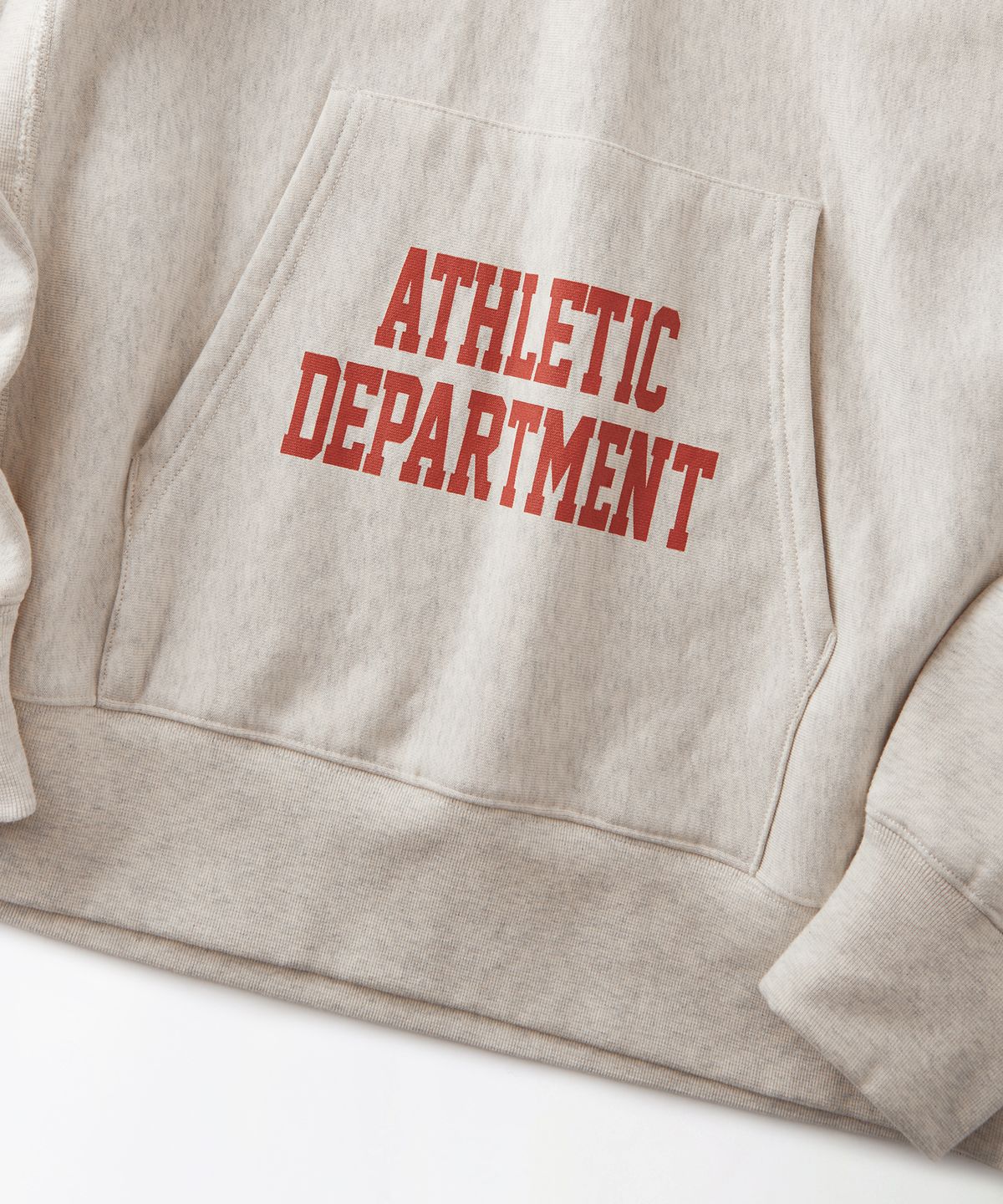 아웃스탠딩(OUTSTANDING) V.S.C SERIES HOOD SWEAT(ATHLETIC DEPARTMENT)_1%OATMEAL