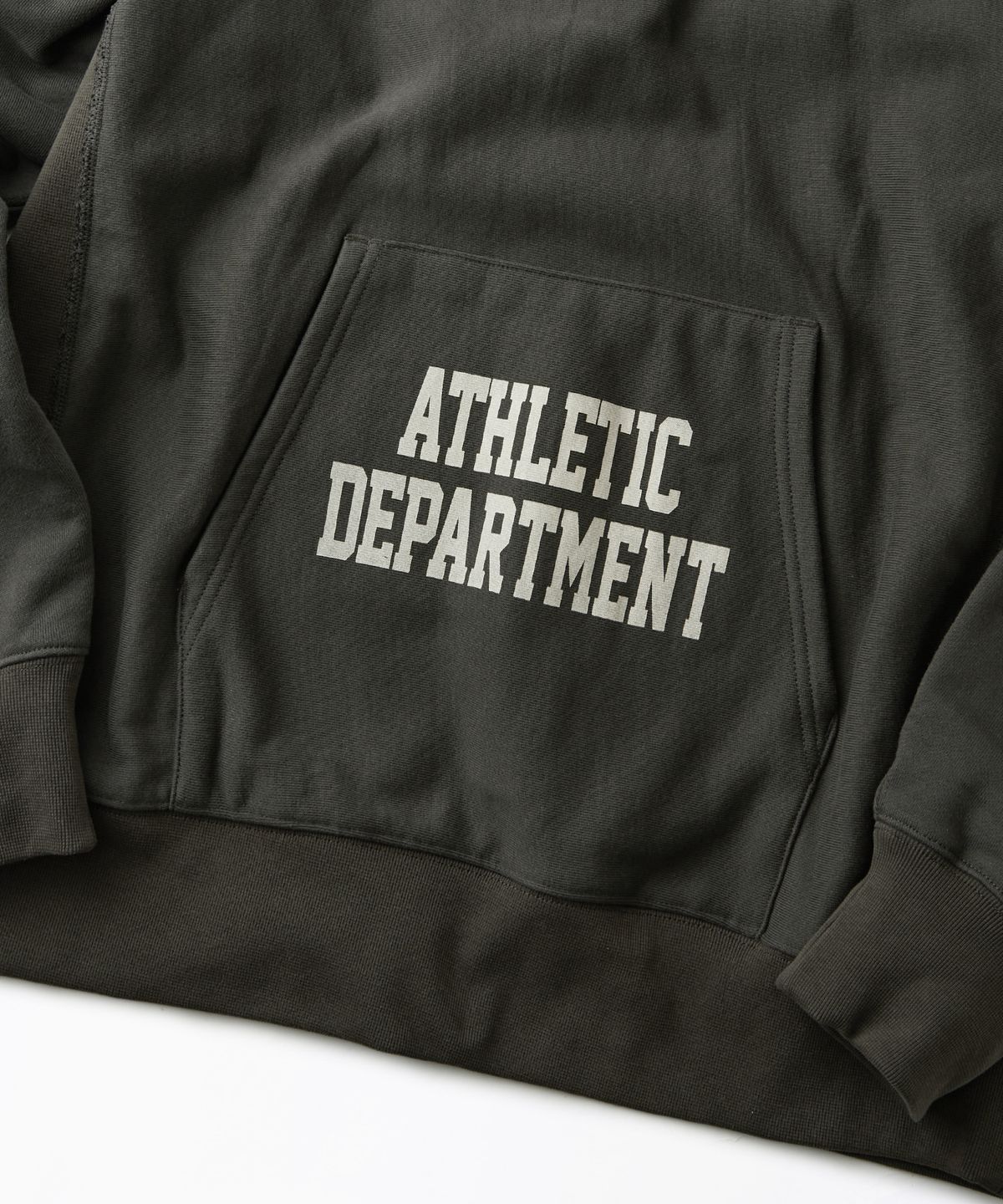 아웃스탠딩(OUTSTANDING) V.S.C SERIES HOOD SWEAT(ATHLETIC DEPARTMENT)_CHARCOAL