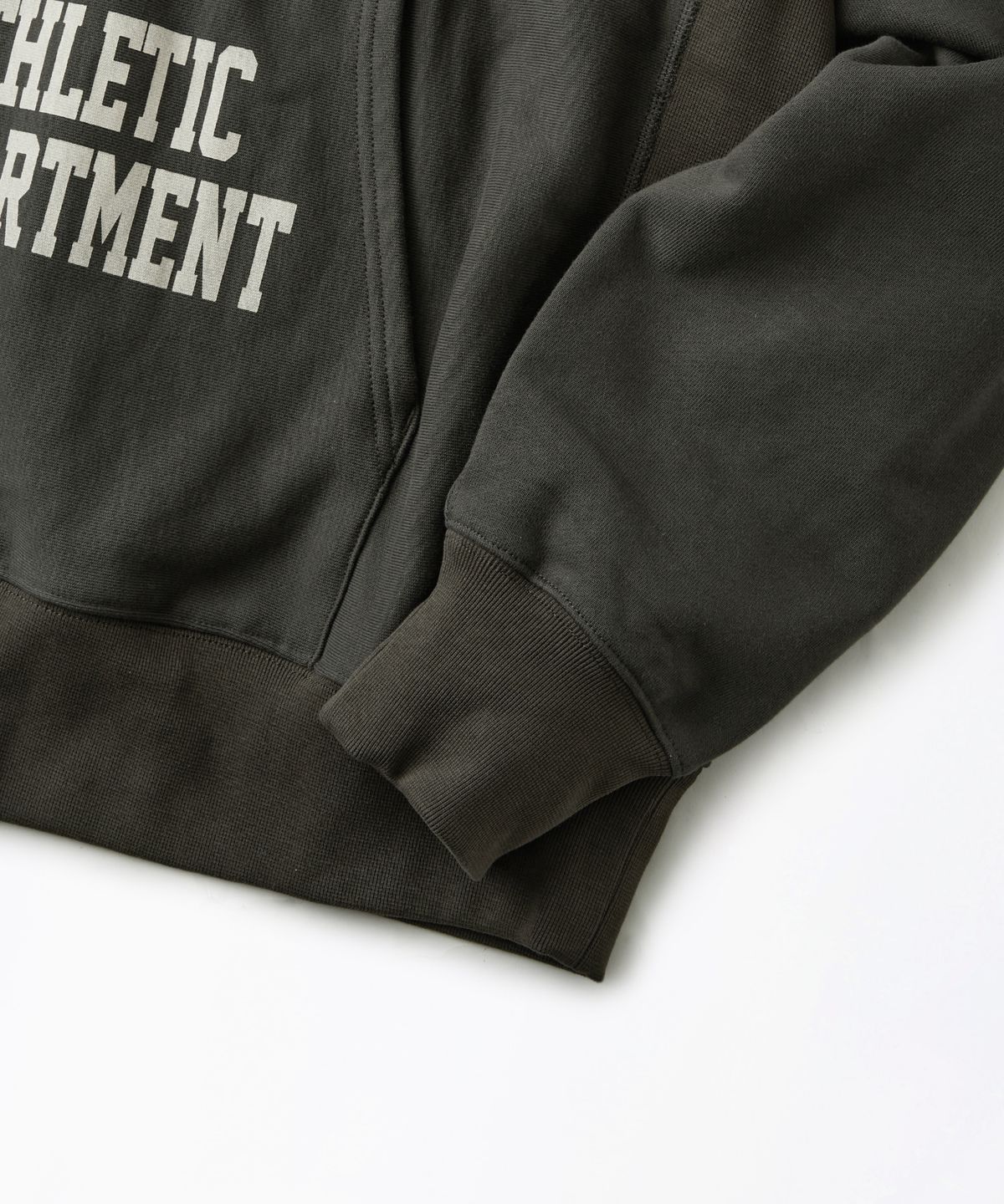 아웃스탠딩(OUTSTANDING) V.S.C SERIES HOOD SWEAT(ATHLETIC DEPARTMENT)_CHARCOAL