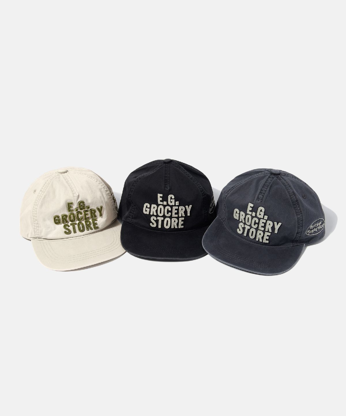 에스피오나지(ESPIONAGE) Grocery 5Panel Vintage Cap Sand