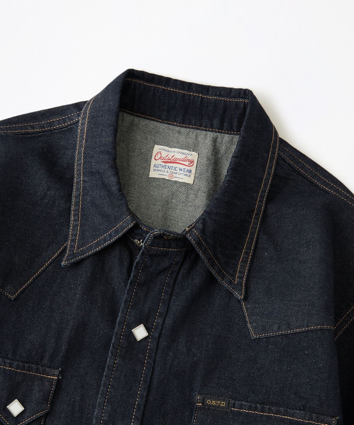 아웃스탠딩(OUTSTANDING) WESTERN DENIM SHIRT_INDIGO