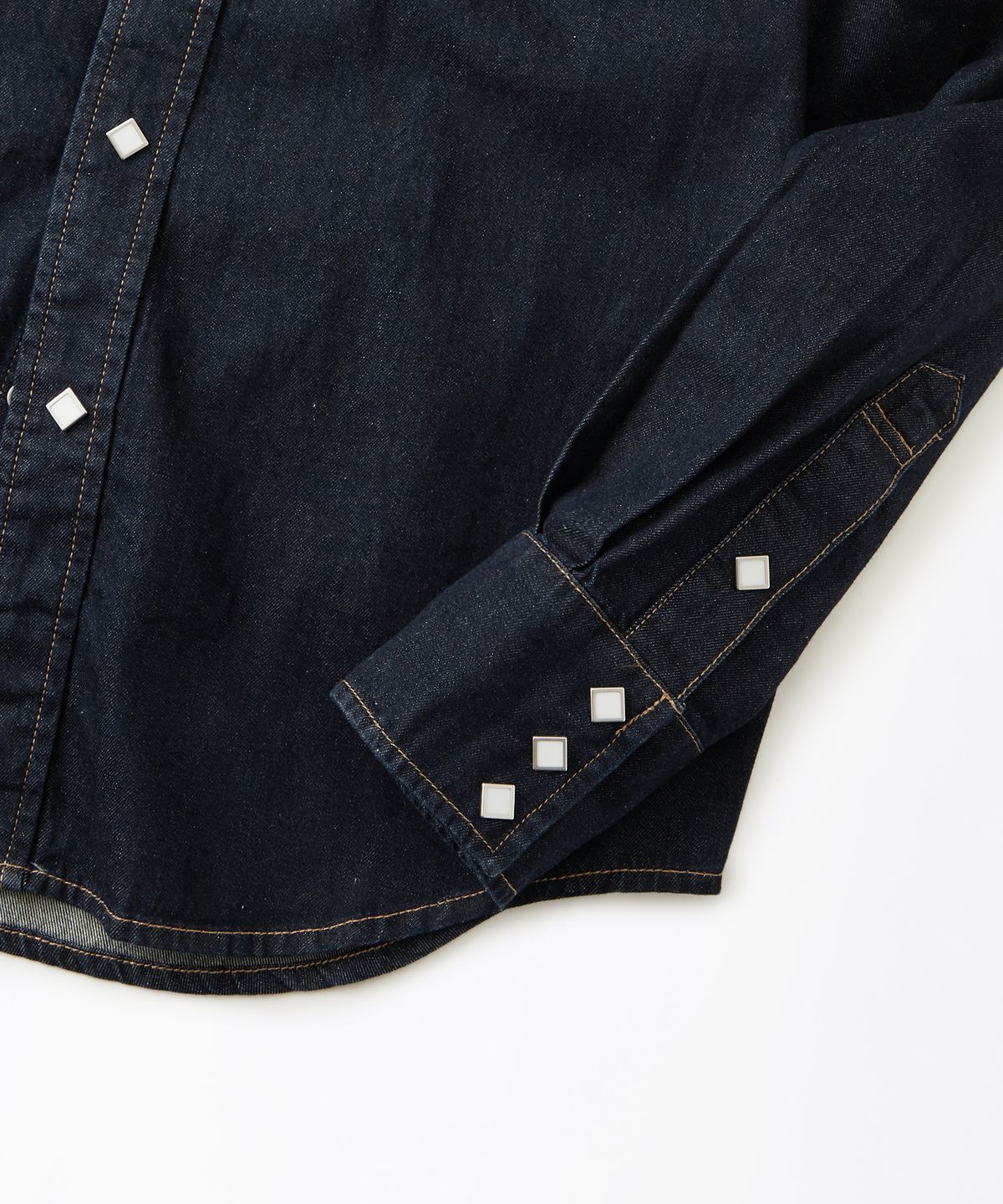 아웃스탠딩(OUTSTANDING) WESTERN DENIM SHIRT_INDIGO
