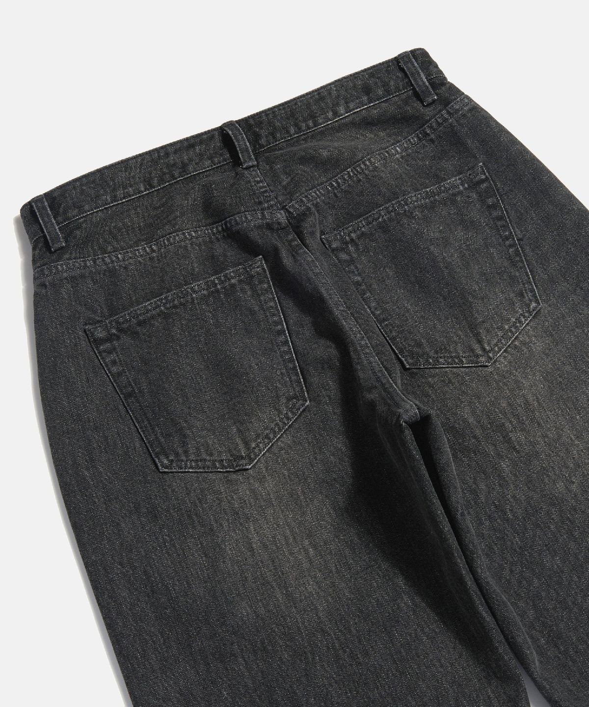 에스피오나지(ESPIONAGE) Selvedge Relaxed Denim Pants Faded Black