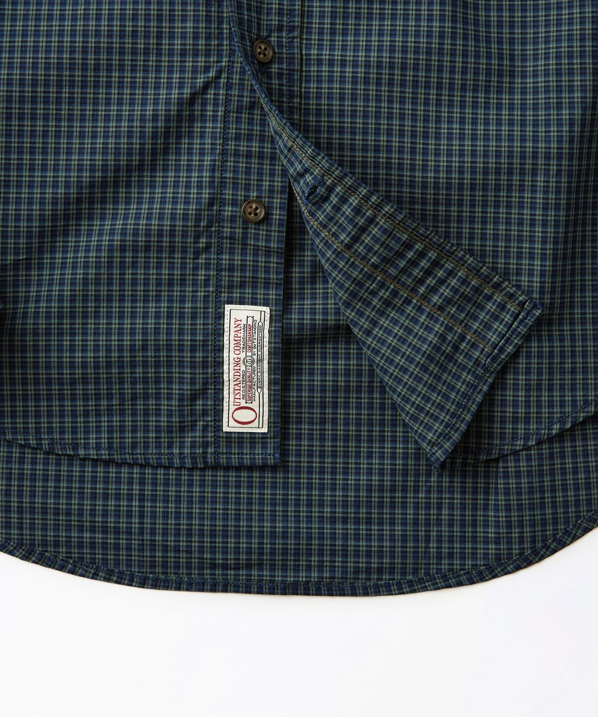 아웃스탠딩(OUTSTANDING) VINTAGE CHECK BD SHIRT_BLACK WATCH