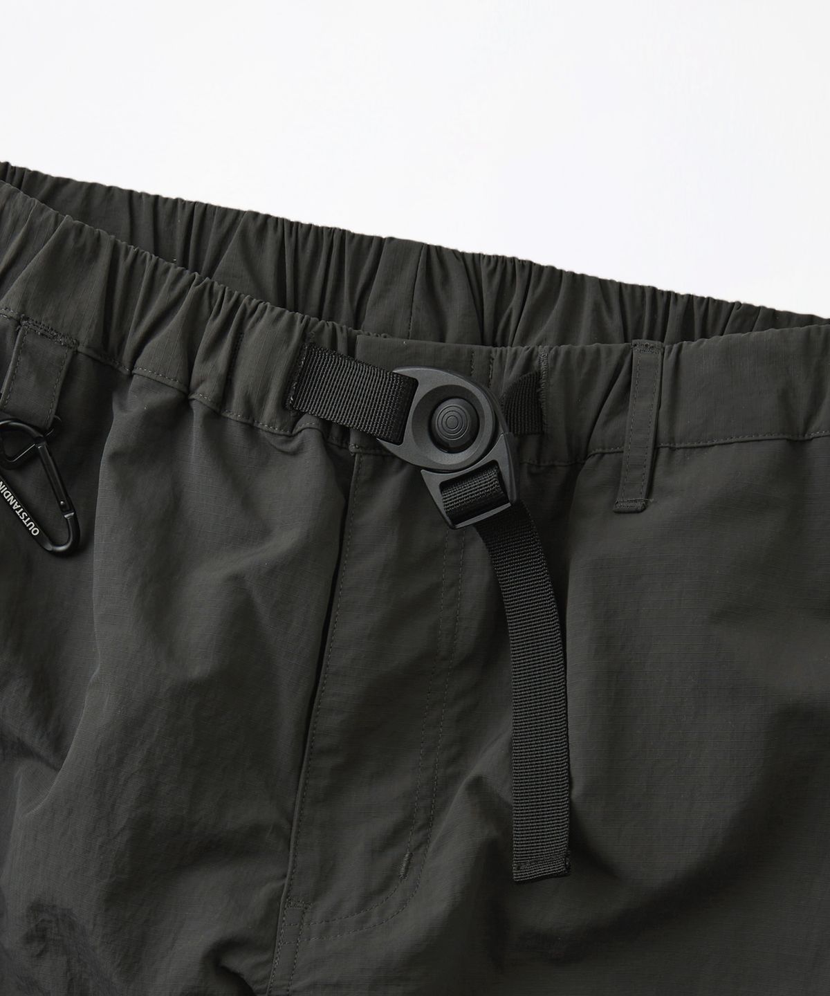 아웃스탠딩(OUTSTANDING) NYLON RIPSTOP PCU UTILITY PANTS_CHARCOAL