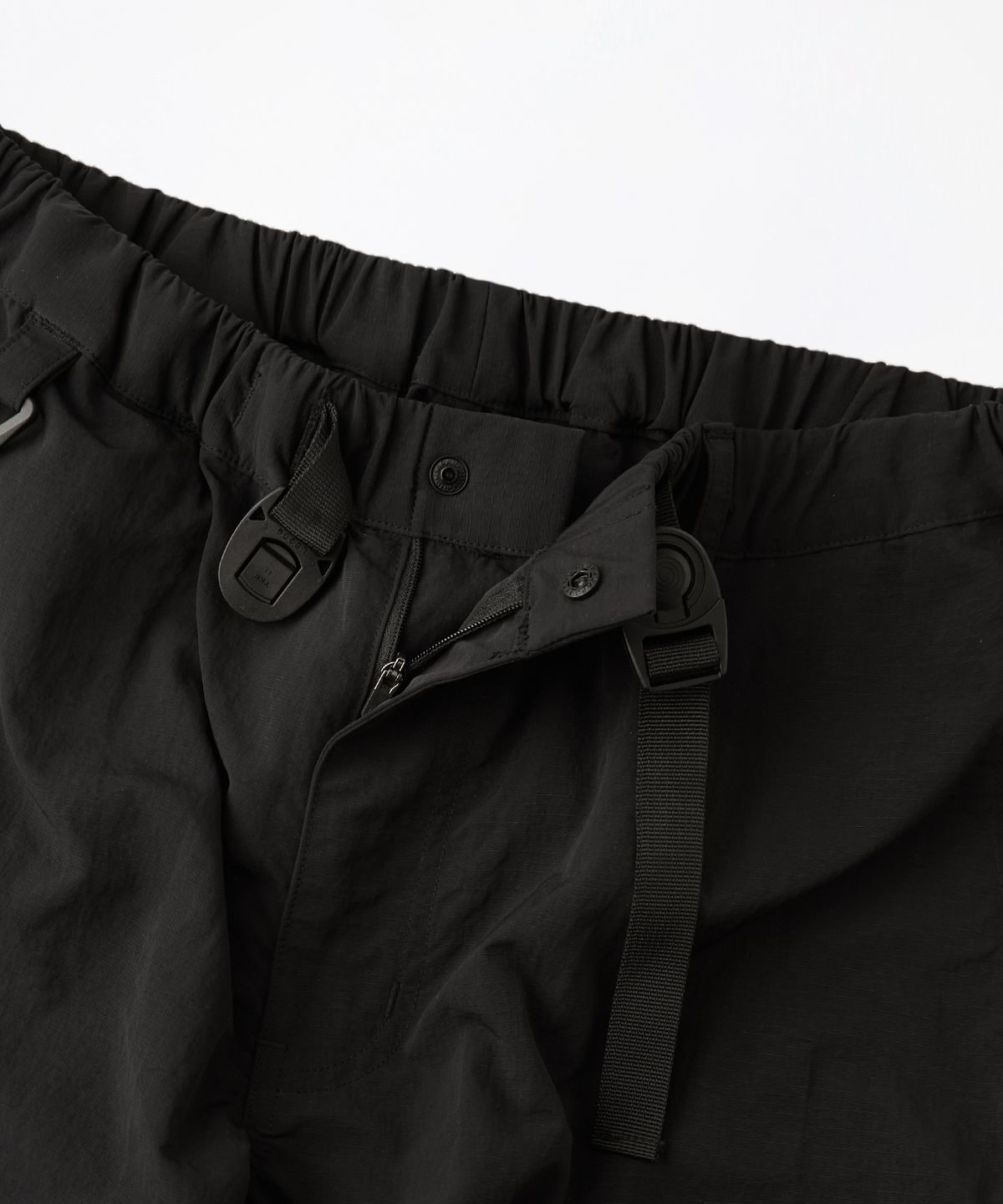 아웃스탠딩(OUTSTANDING) NYLON RIPSTOP PCU UTILITY PANTS_BLACK