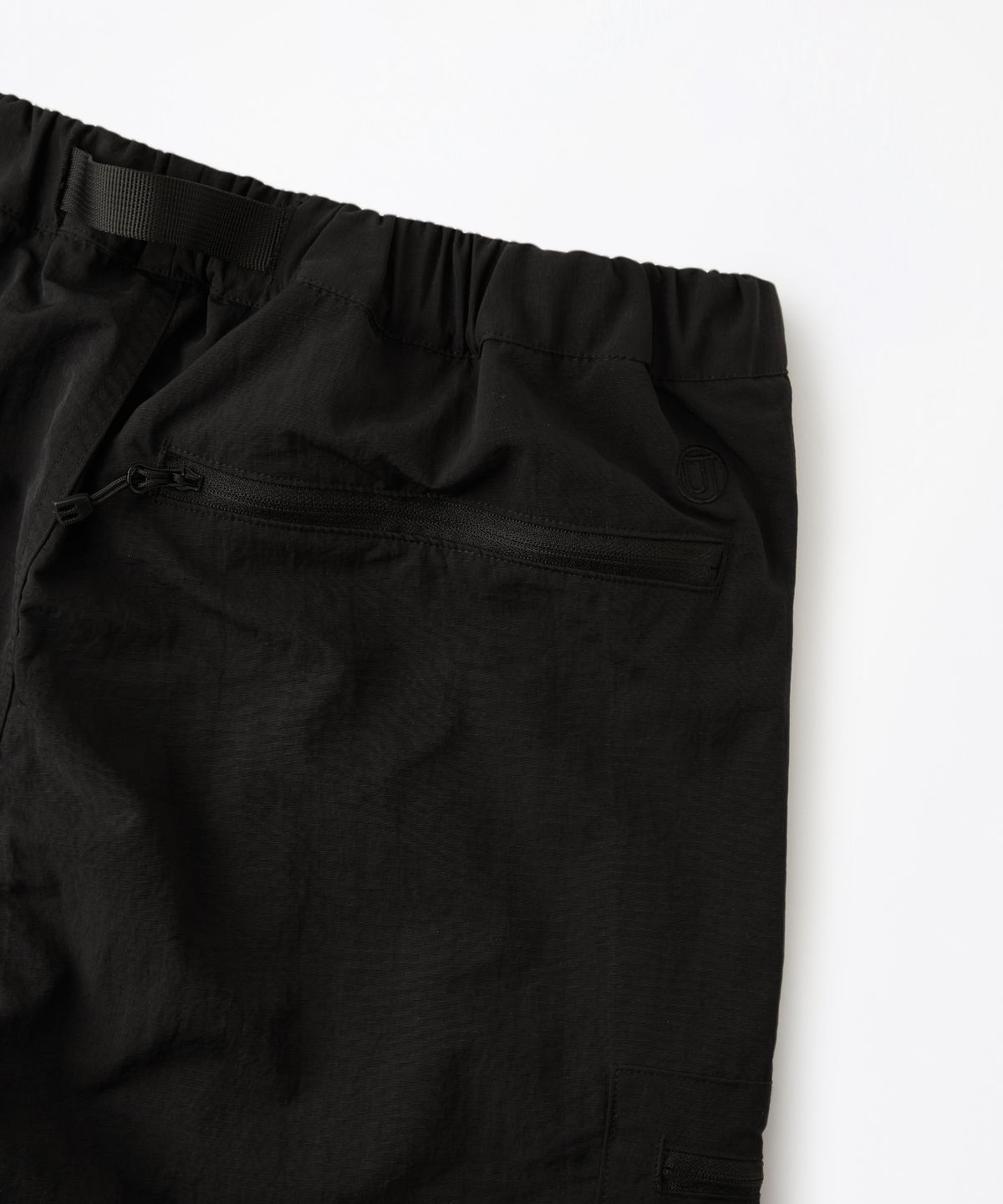 아웃스탠딩(OUTSTANDING) NYLON RIPSTOP PCU UTILITY PANTS_BLACK