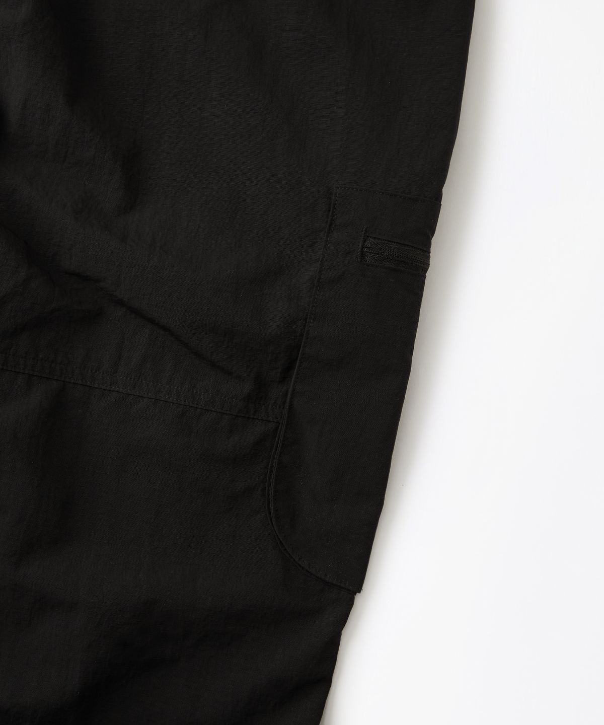 아웃스탠딩(OUTSTANDING) NYLON RIPSTOP PCU UTILITY PANTS_BLACK