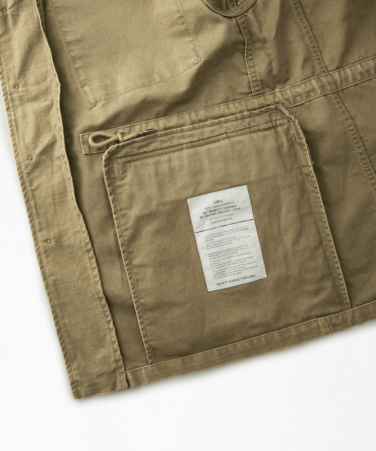 아웃스탠딩(OUTSTANDING) [MUT lab] M-1943 FIELD JACKET_KHAKI