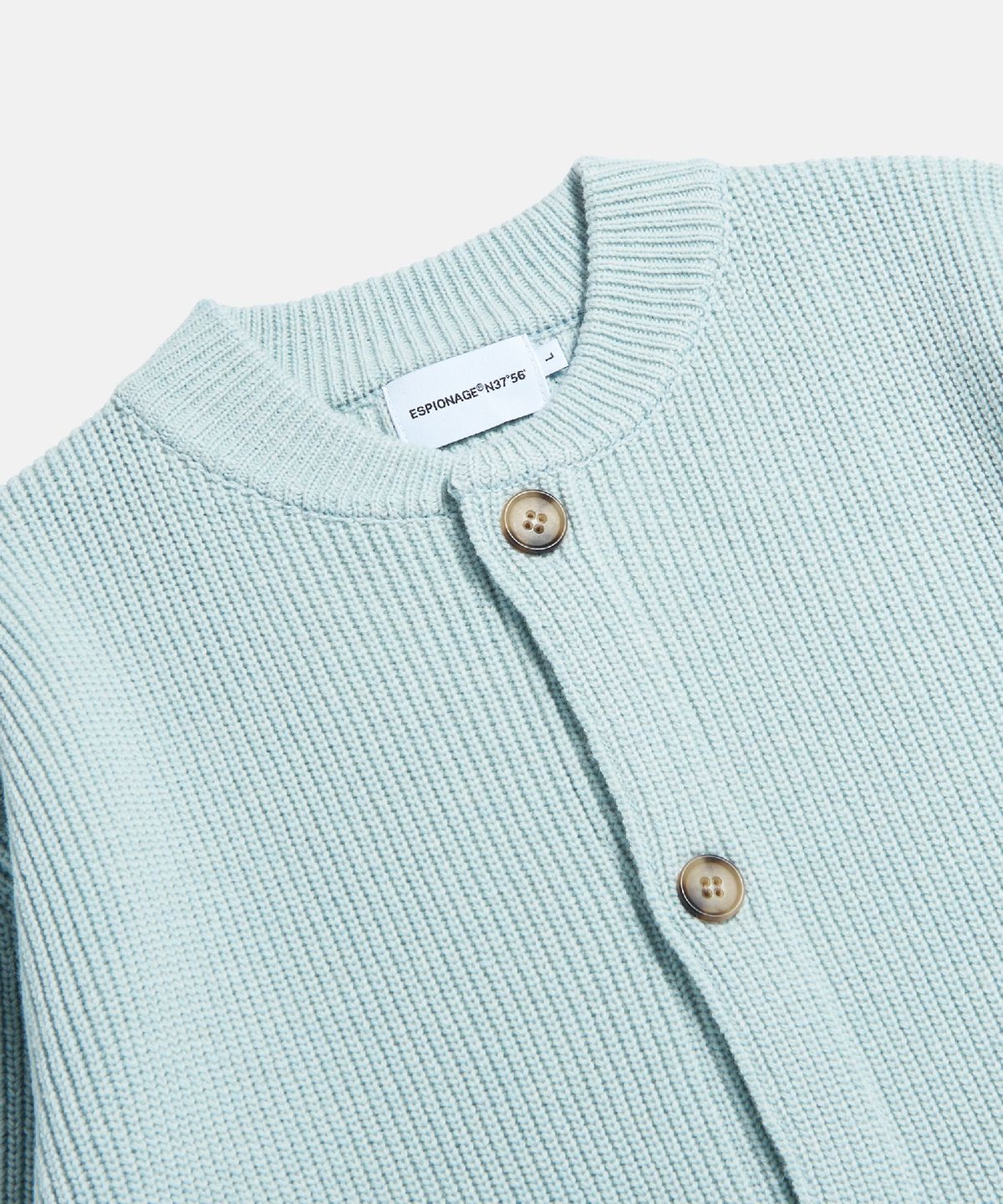 에스피오나지(ESPIONAGE) Miller Heavyweight Cardigan Powder Blue