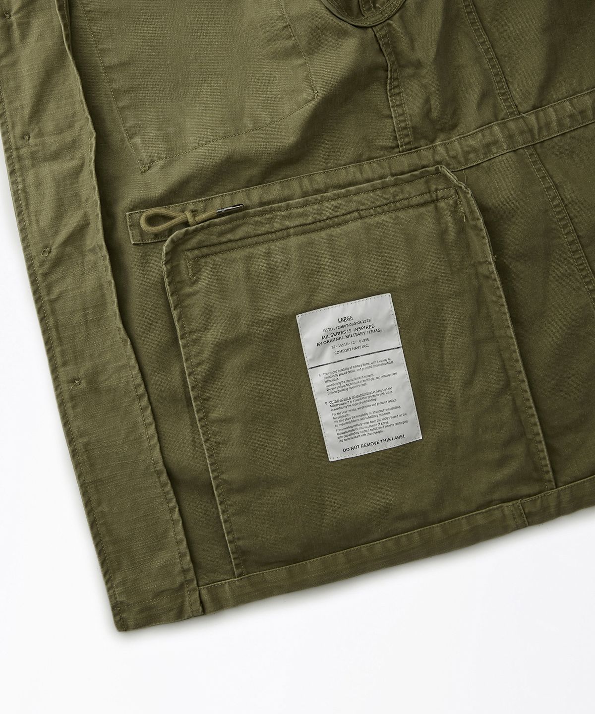 아웃스탠딩(OUTSTANDING) [MUT lab] M-1943 FIELD JACKET_OLIVE GREEN