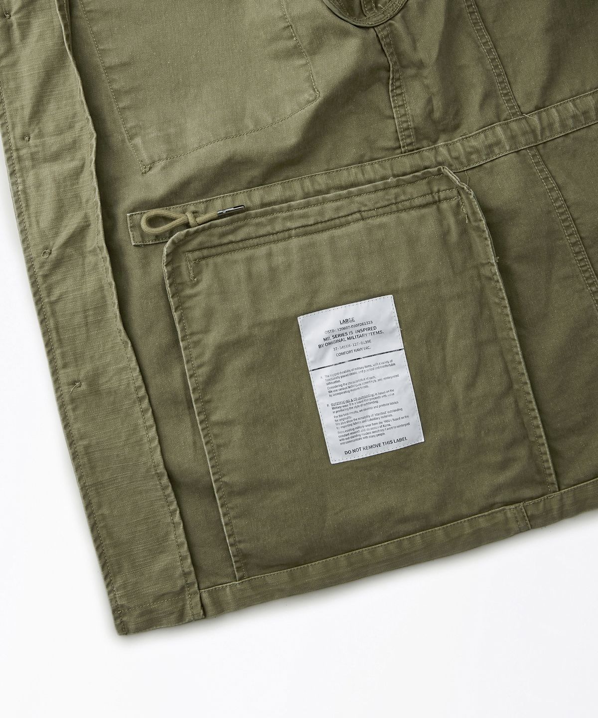 아웃스탠딩(OUTSTANDING) [MUT lab] M-1943 FIELD JACKET_OLIVE GREEN