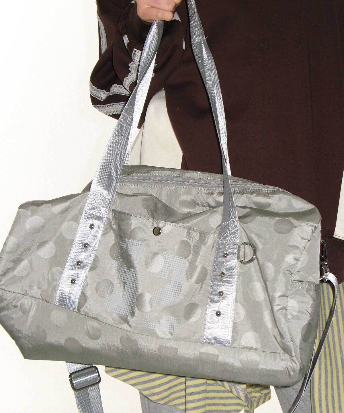 아메스 월드와이드(AMES-WORLDWIDE) DOT CASUAL DUFFEL BAG GREEN