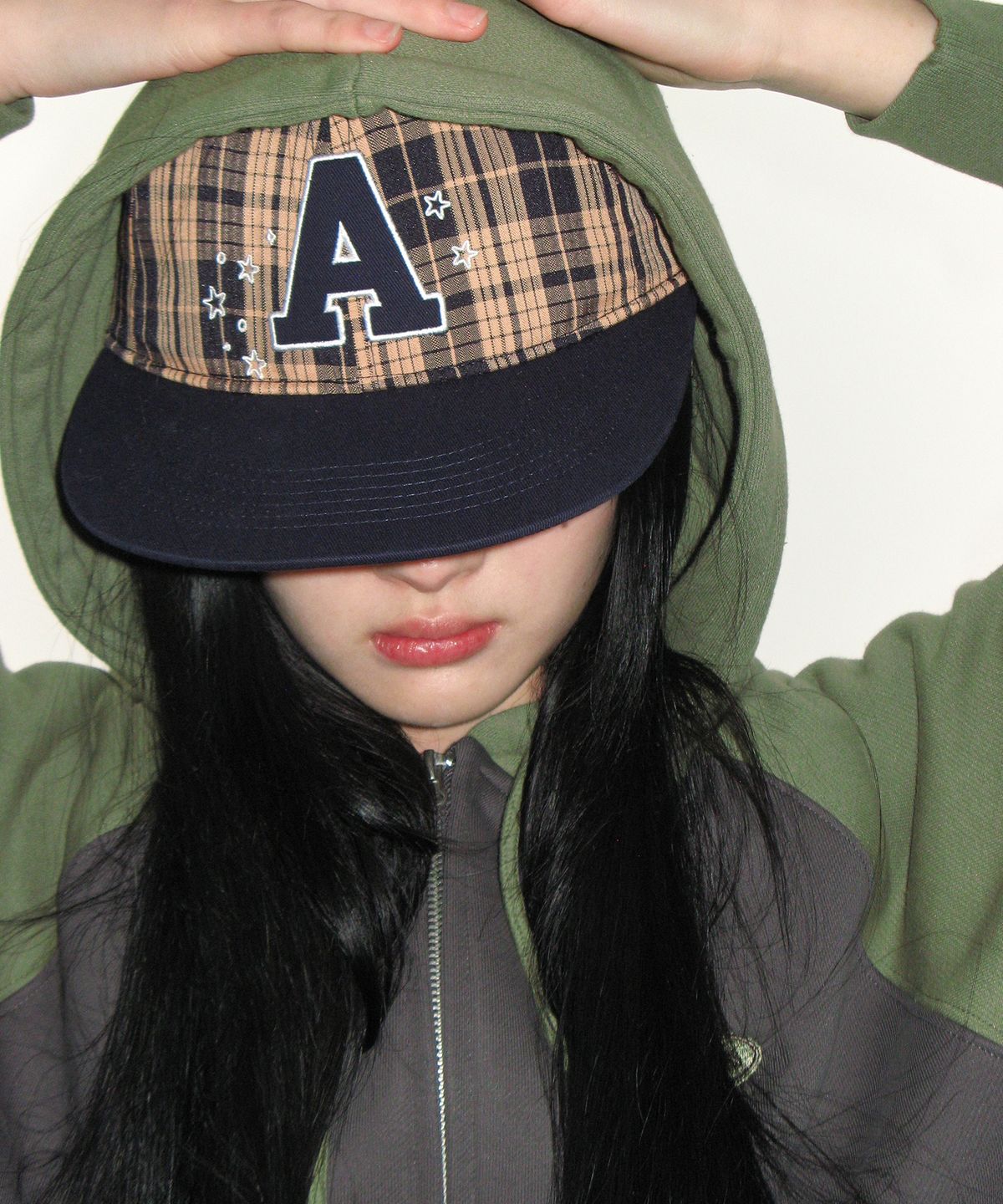 아메스 월드와이드(AMES-WORLDWIDE) A CHECK BALL CAP NAVY