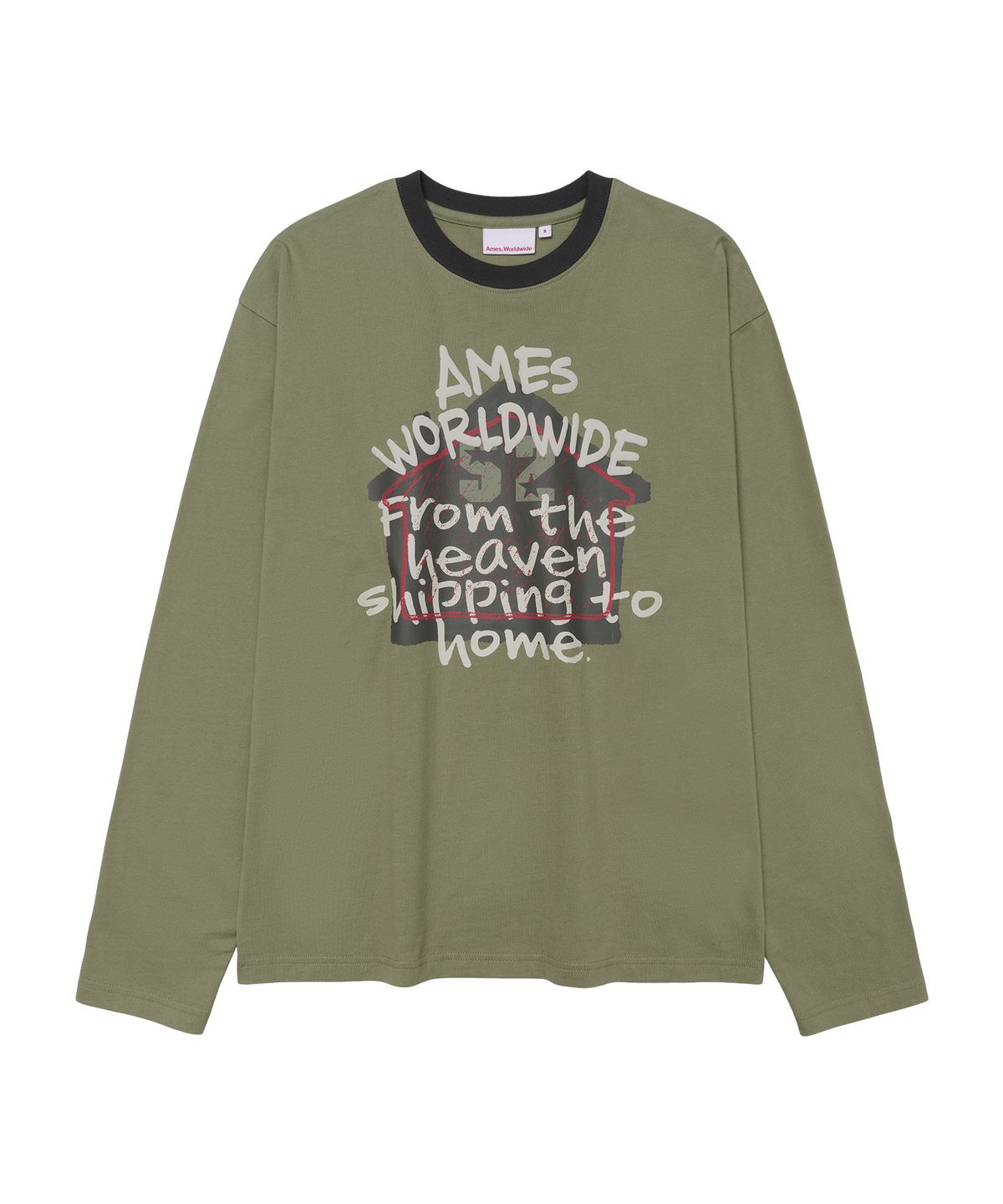 아메스 월드와이드(AMES-WORLDWIDE) HOMEBOUND LS TEE KHAKI