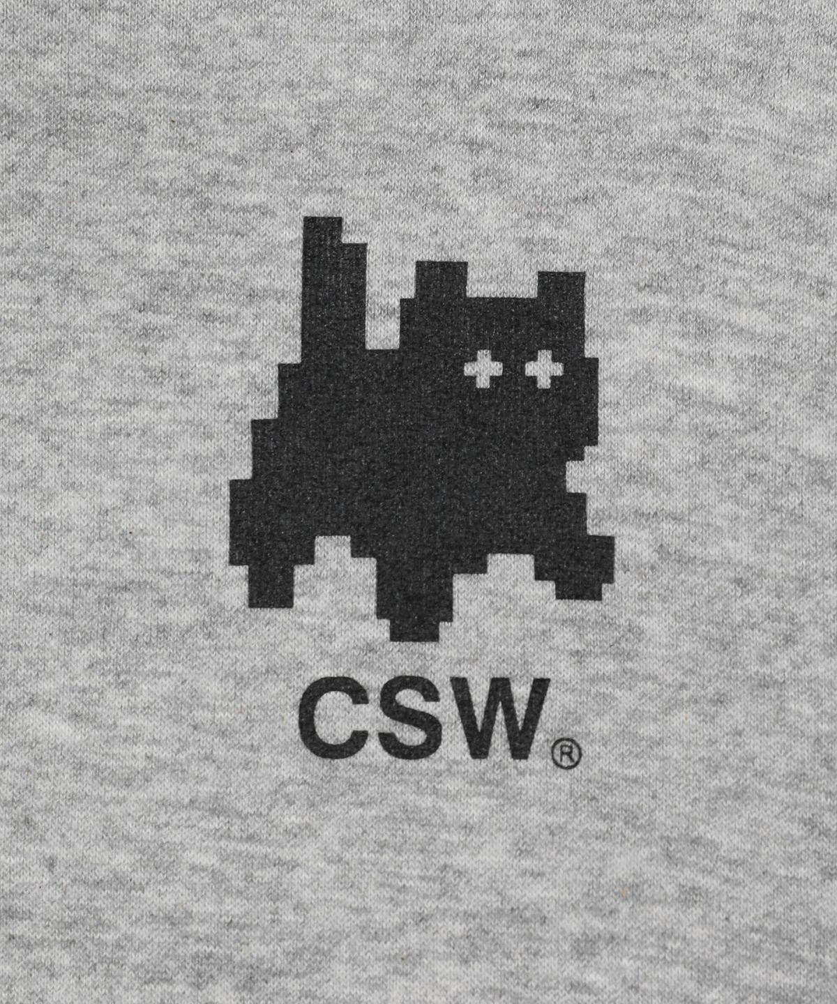 캣세이브더월드(CATSAVETHEWORLD) 키리 풋 스탬프 후드 티 (2컬러)