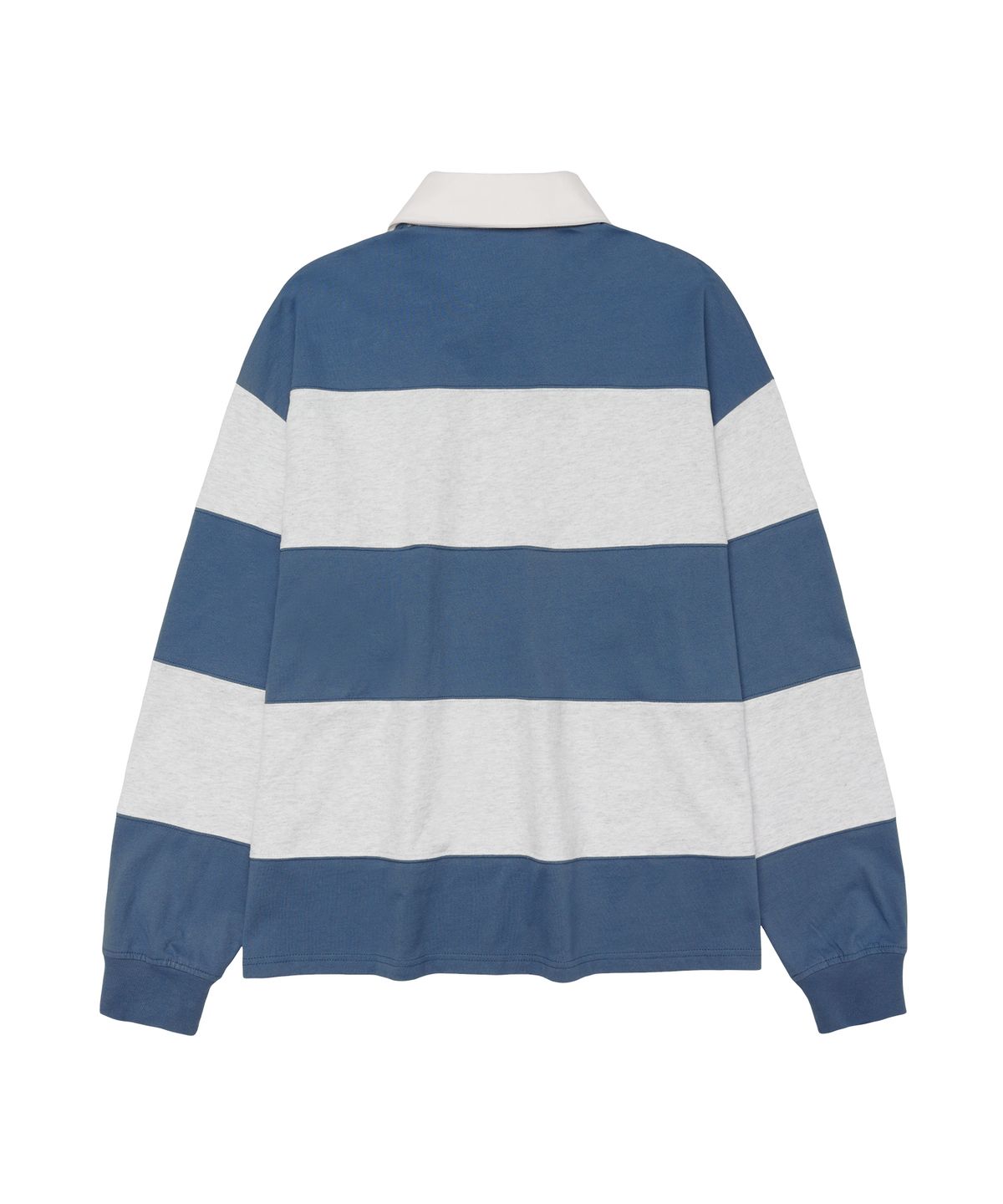 아메스 월드와이드(AMES-WORLDWIDE) BIG STRIPE RUGBY LS TEE BLUE