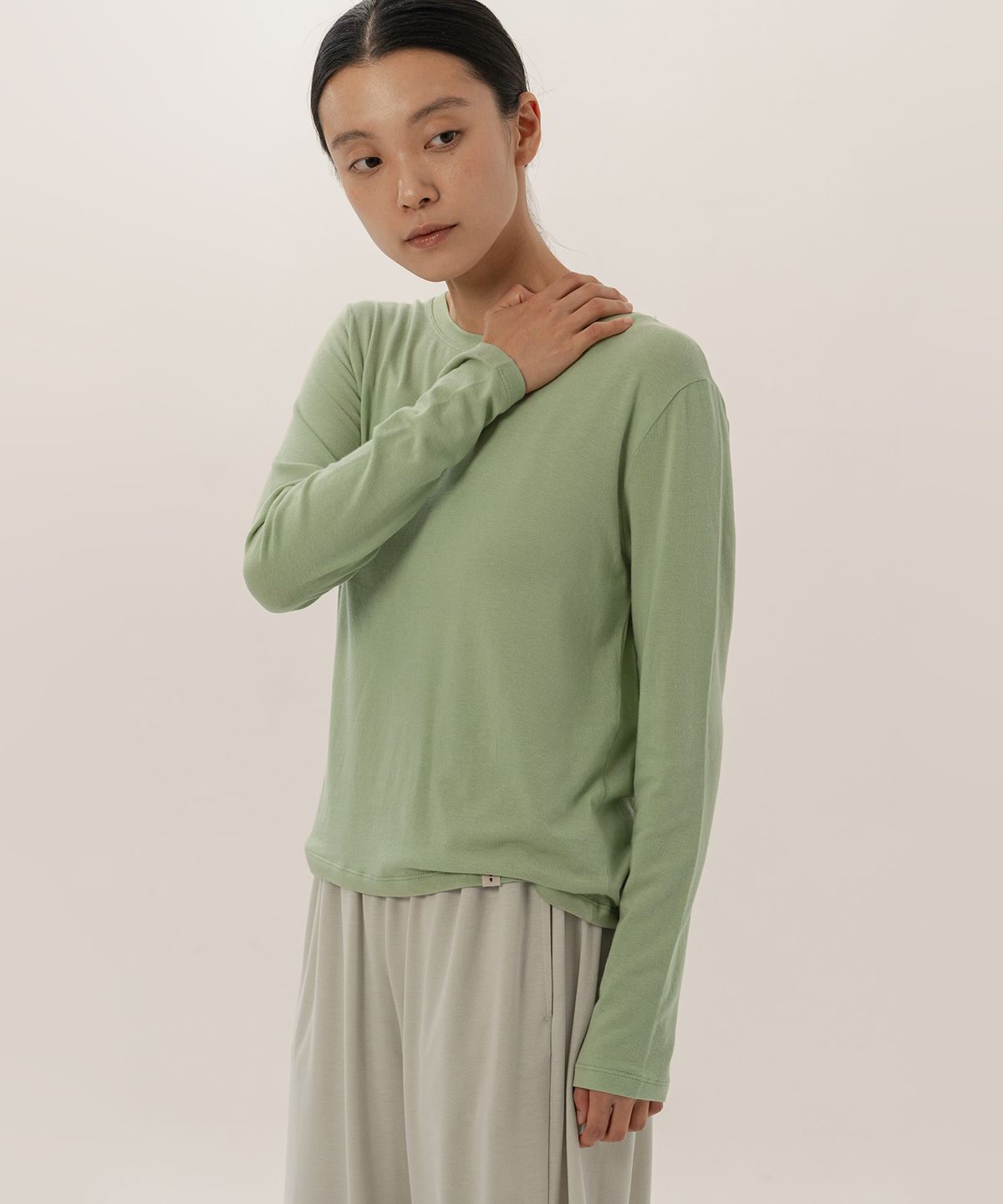 소함소함(SOHAMSOHAM) Soft long sleeve t-shirt _4colors