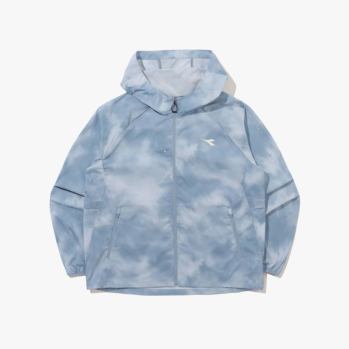 디아도라(diadora) 이큅 워싱 DTP 경량 러닝 바람막이 SKY BLUE