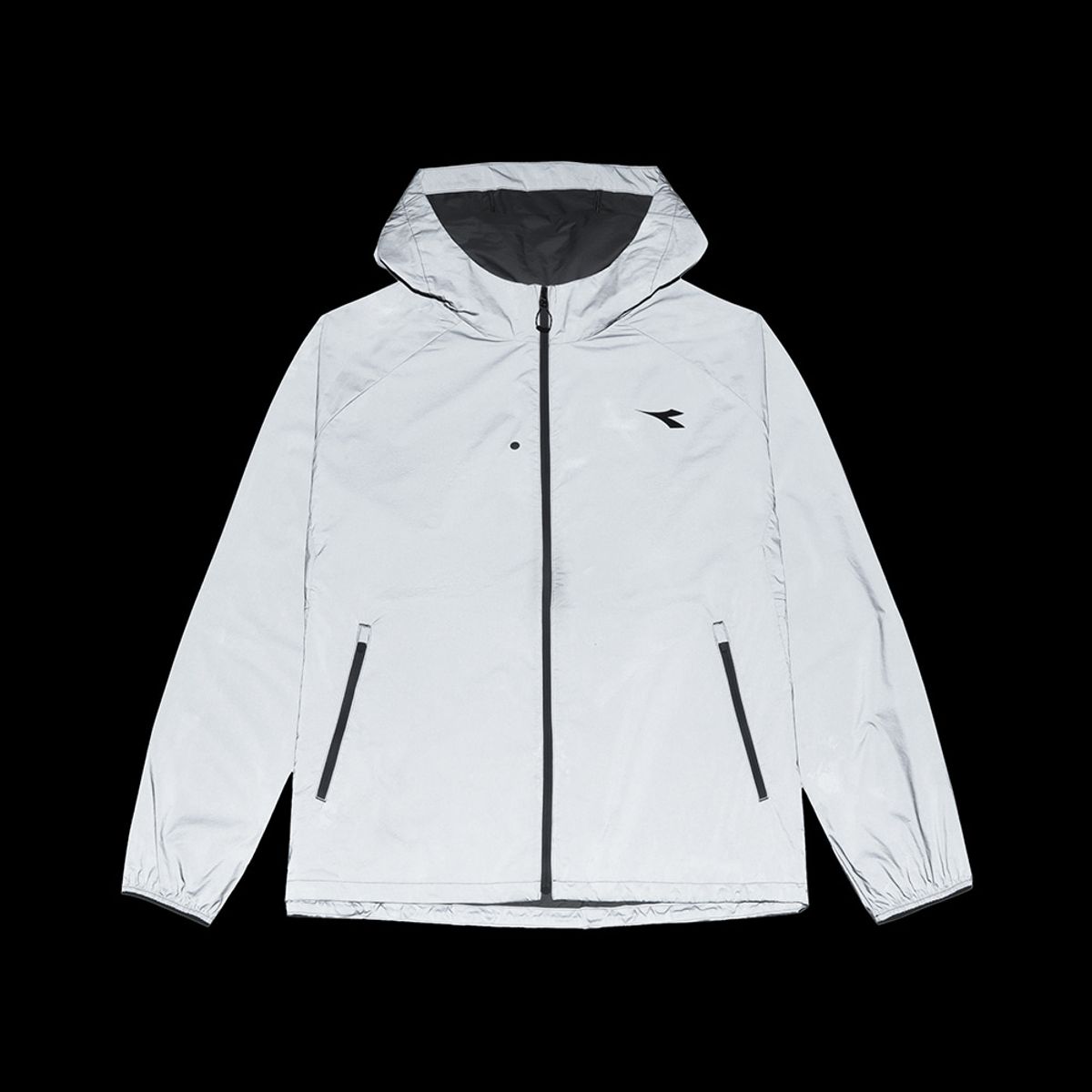 디아도라(diadora) 이큅 워싱 DTP 경량 러닝 바람막이 SILVER