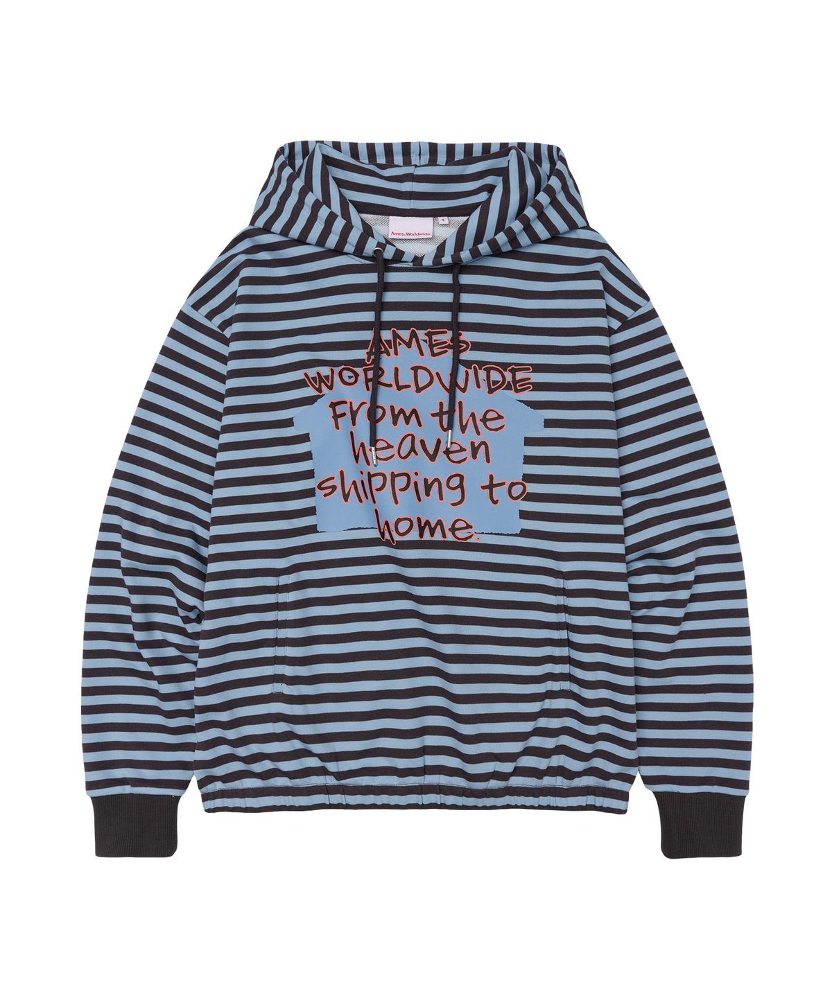 아메스 월드와이드(AMES-WORLDWIDE) HOMEBOUND STRIPE HOODIE BLUE