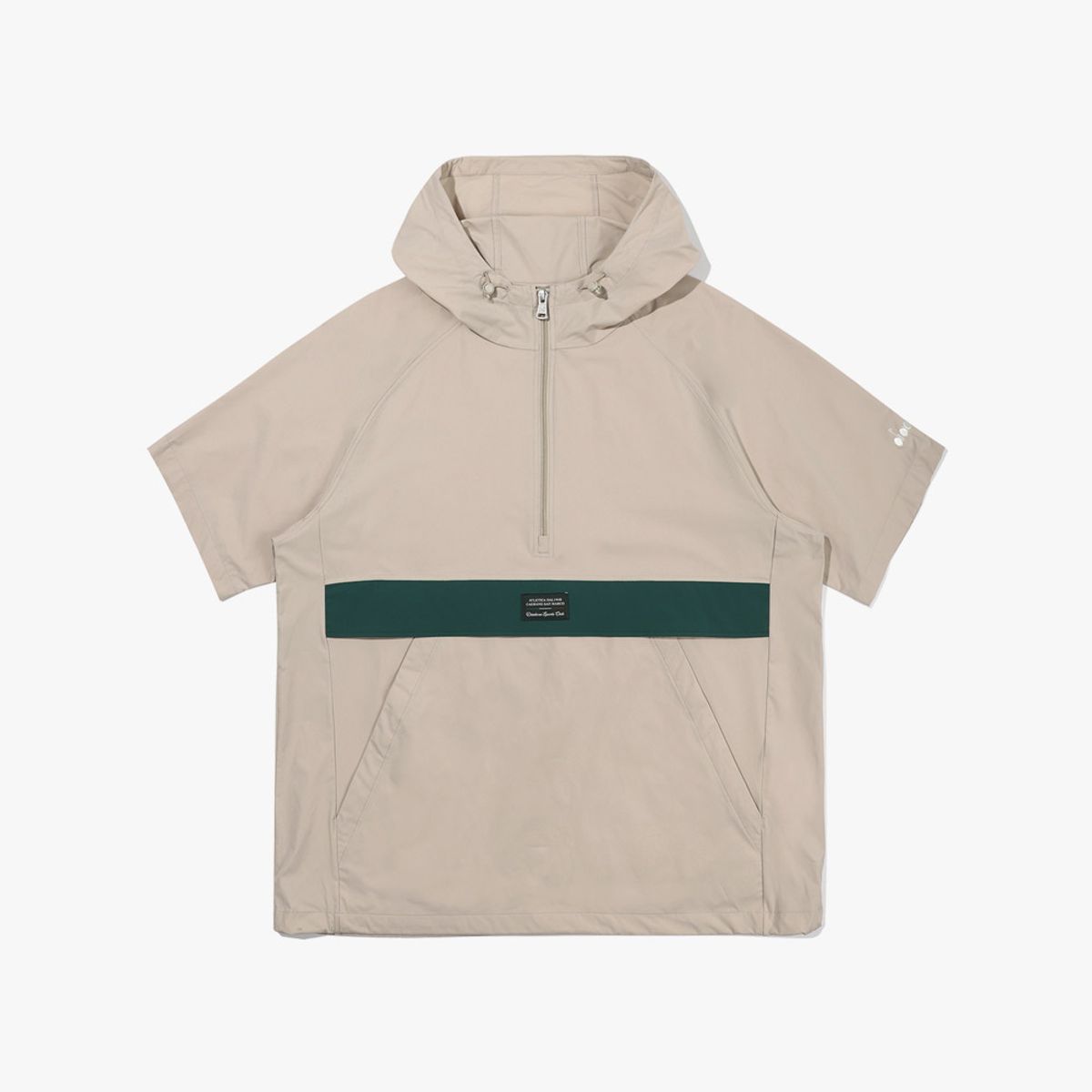디아도라(diadora) 쿨웨이브 반팔 아노락 BEIGE