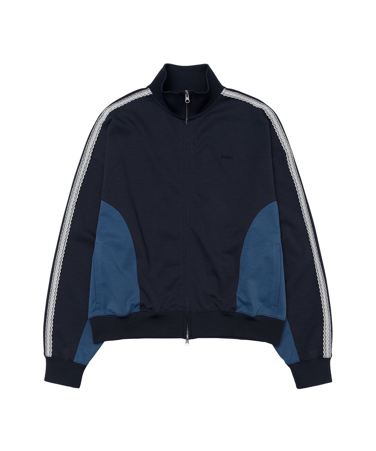아메스 월드와이드(AMES-WORLDWIDE) LACE TRACK ZIP-UP NAVY