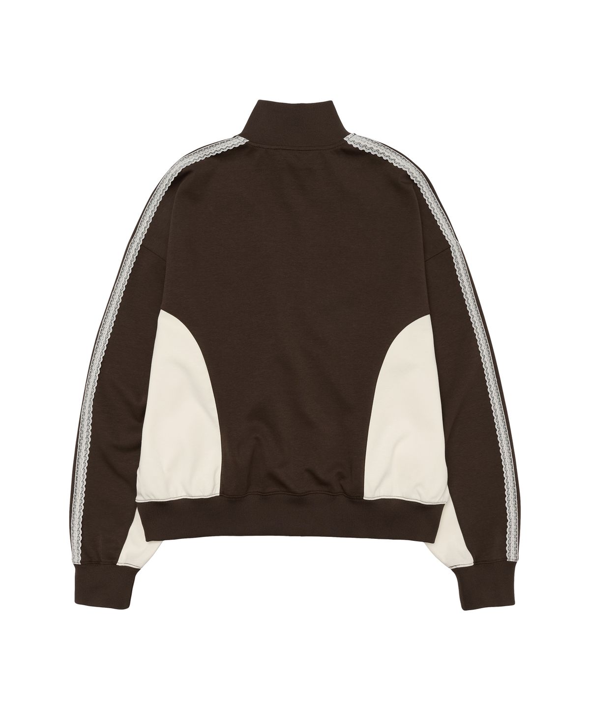 아메스 월드와이드(AMES-WORLDWIDE) LACE TRACK ZIP-UP BROWN