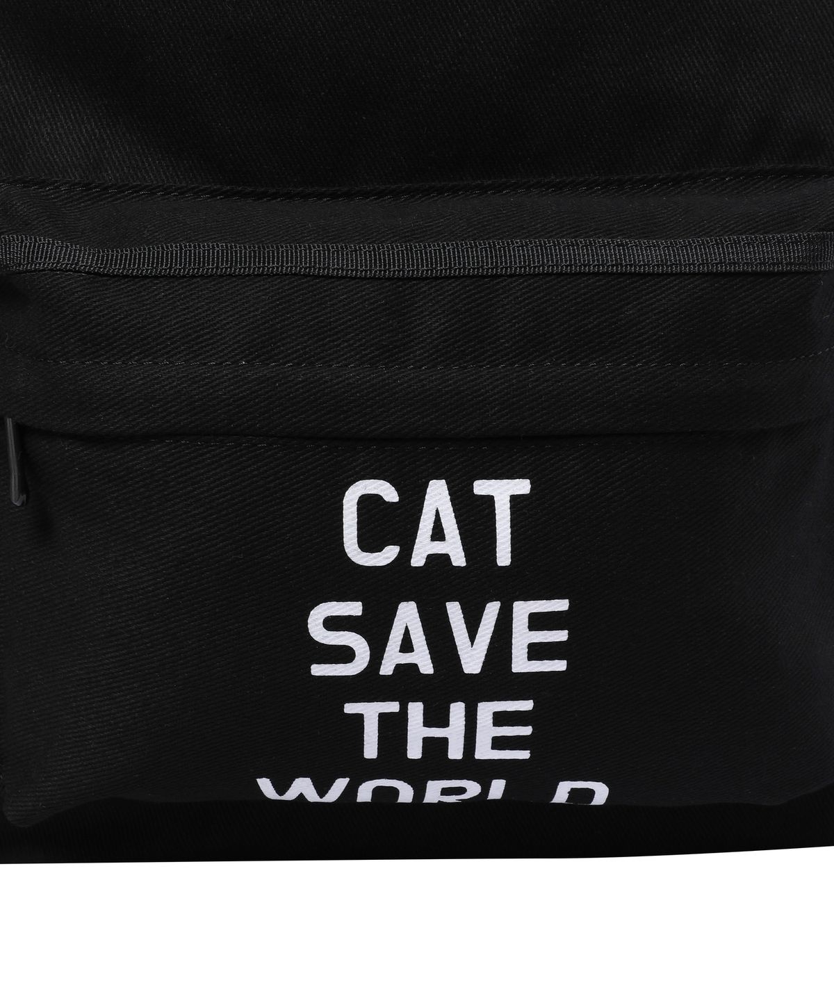 캣세이브더월드(CATSAVETHEWORLD) 하니 레터링 로고 백팩 (2컬러)
