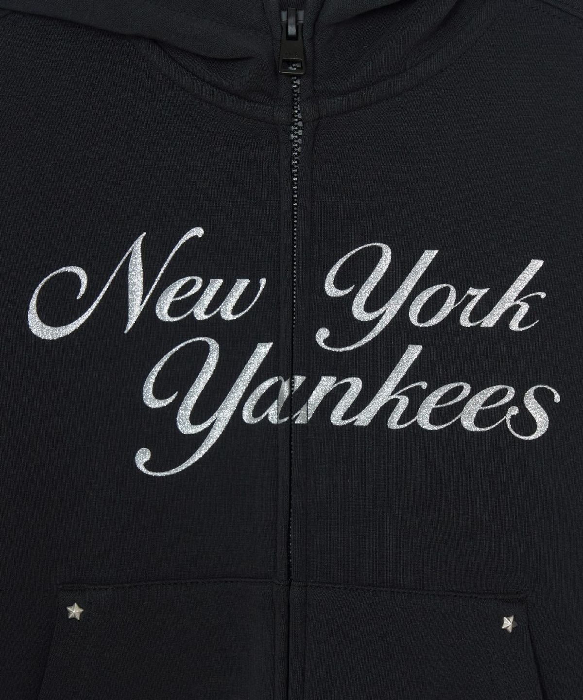 엠엘비 키즈(MLB KIDS) 스트릿 걸즈 후드집업 세트 NY (Black)