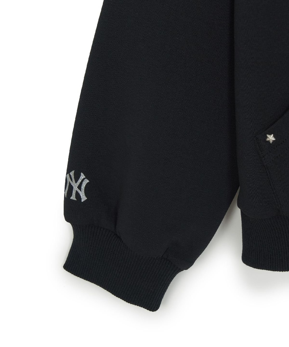 엠엘비 키즈(MLB KIDS) 스트릿 걸즈 후드집업 세트 NY (Black)