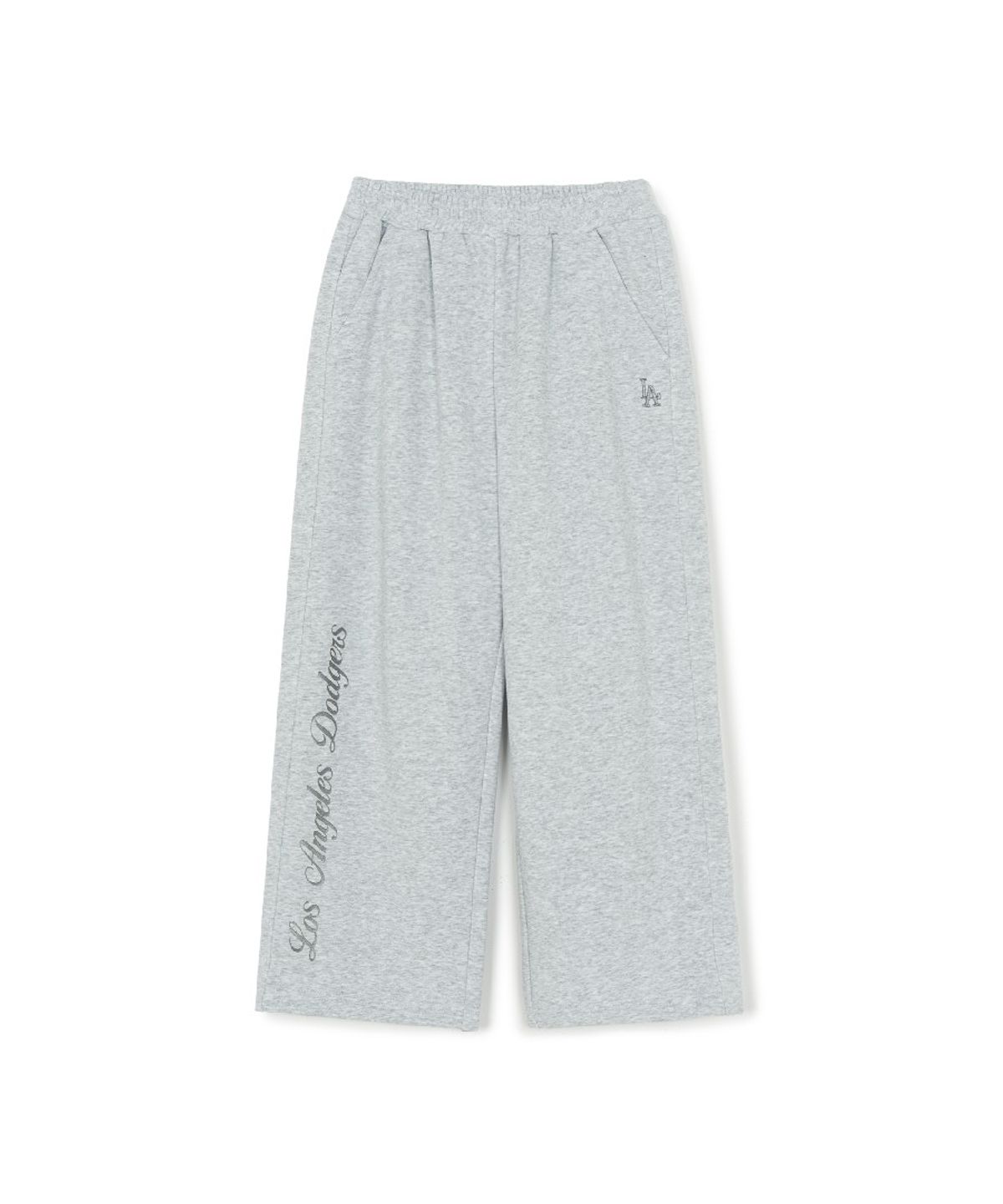 엠엘비 키즈(MLB KIDS) 스트릿 걸즈 레터링 레이어드 맨투맨 세트 LA (L.Melange Grey)
