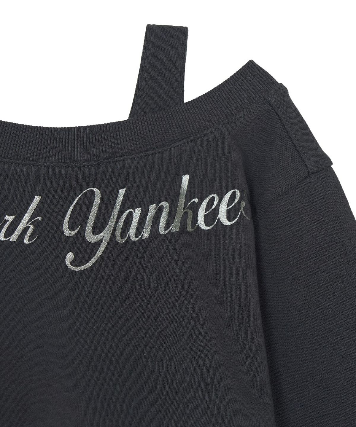 엠엘비 키즈(MLB KIDS) 스트릿 걸즈 레터링 레이어드 맨투맨 세트 NY (D.Charcoal Grey)