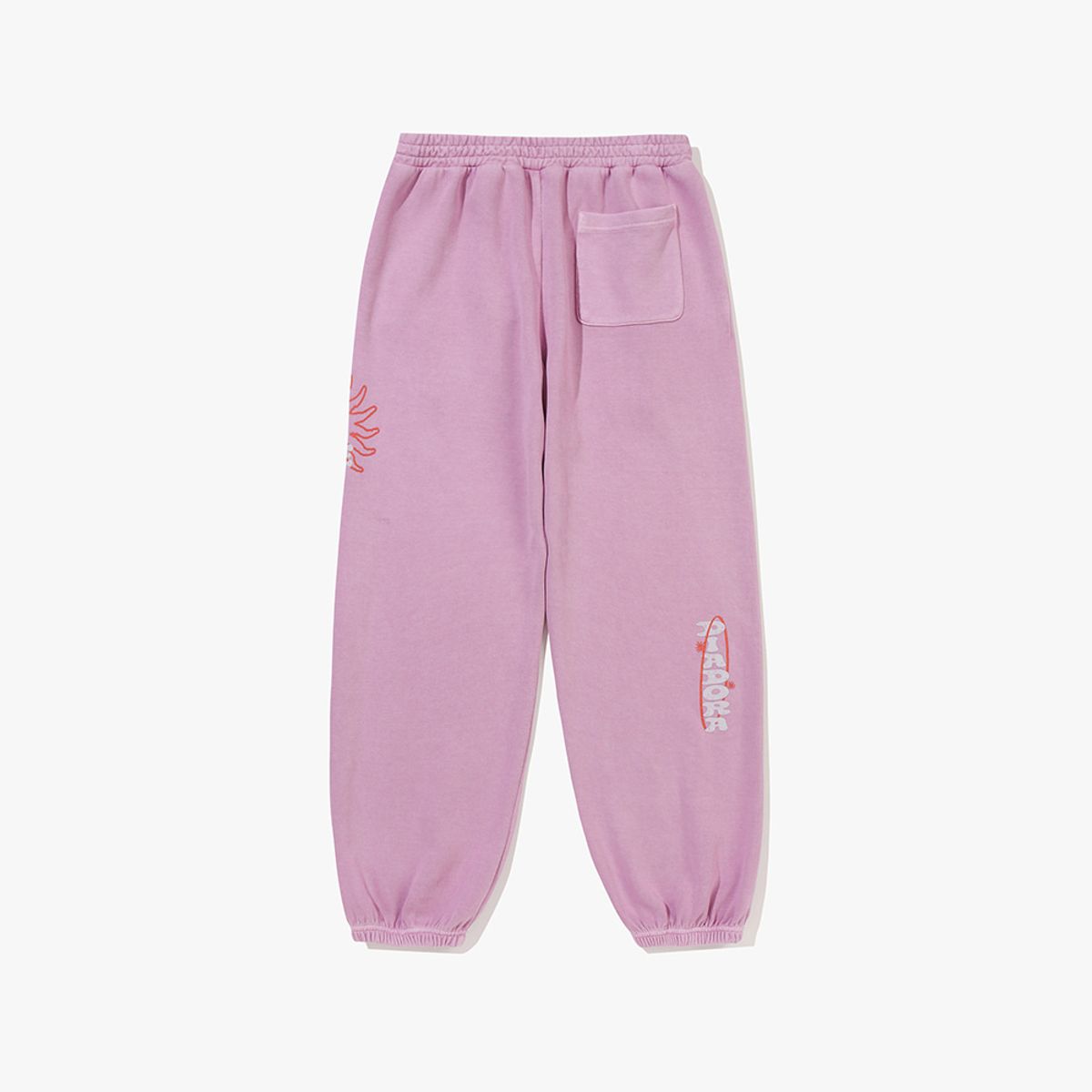 디아도라(diadora) 헤비웨이트 워싱 와이드 스웻팬츠 VIOLET