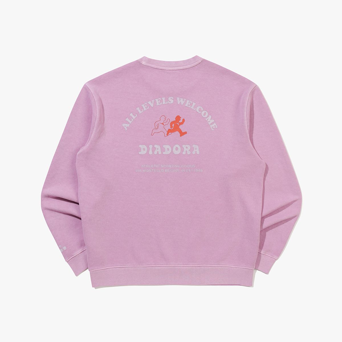 디아도라(diadora) 헤비웨이트 워싱 맨투맨 VIOLET