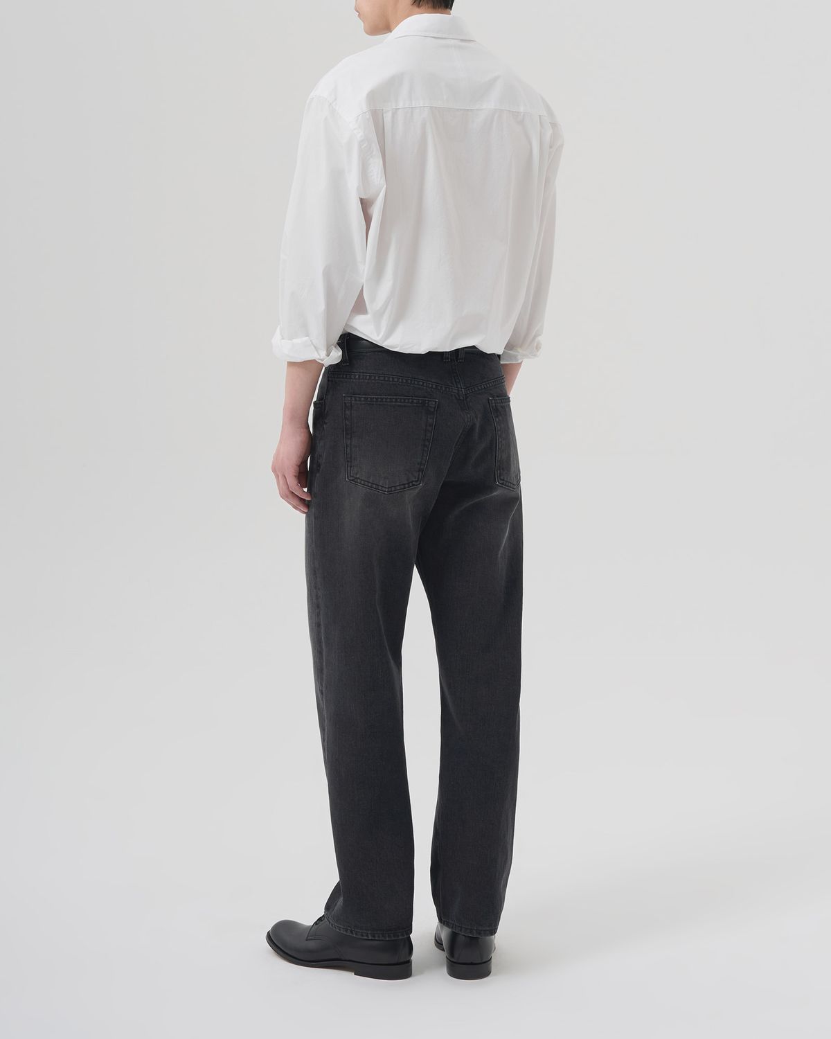 인더로우(INTHERAW) FINE COTTON TWILL SHIRT - OFF WHITE