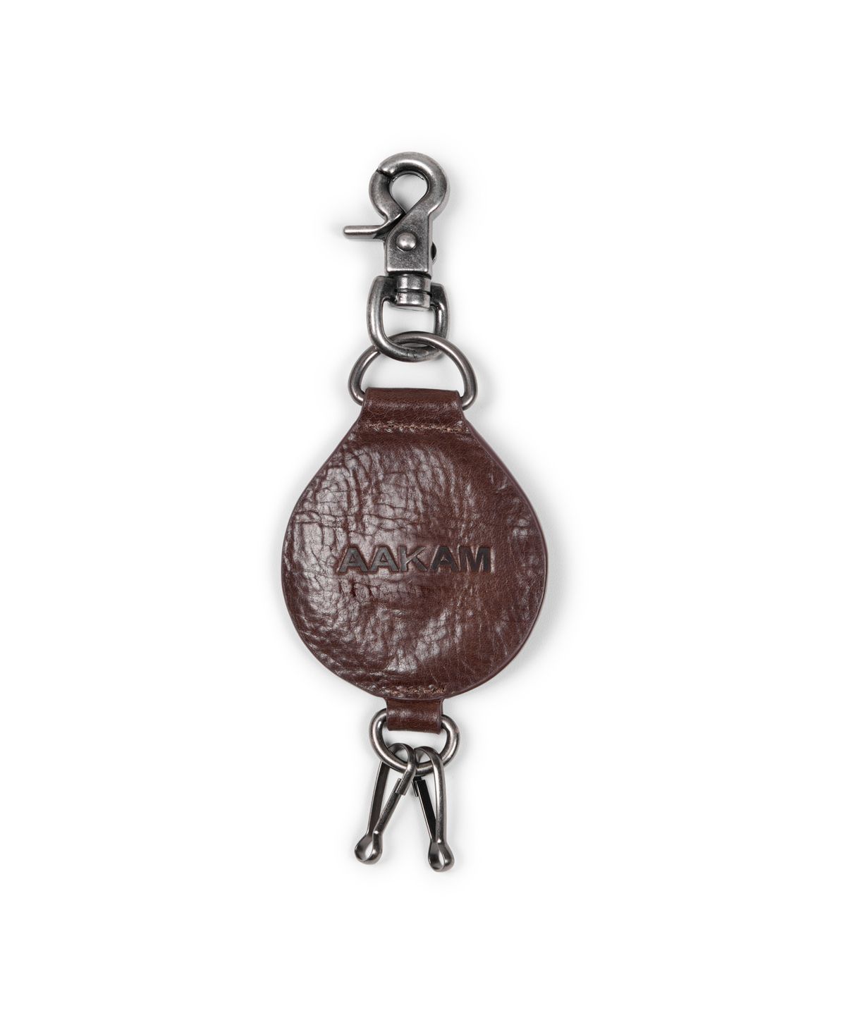아캄(AAKAM) Gem Studded Keyring (Brown)