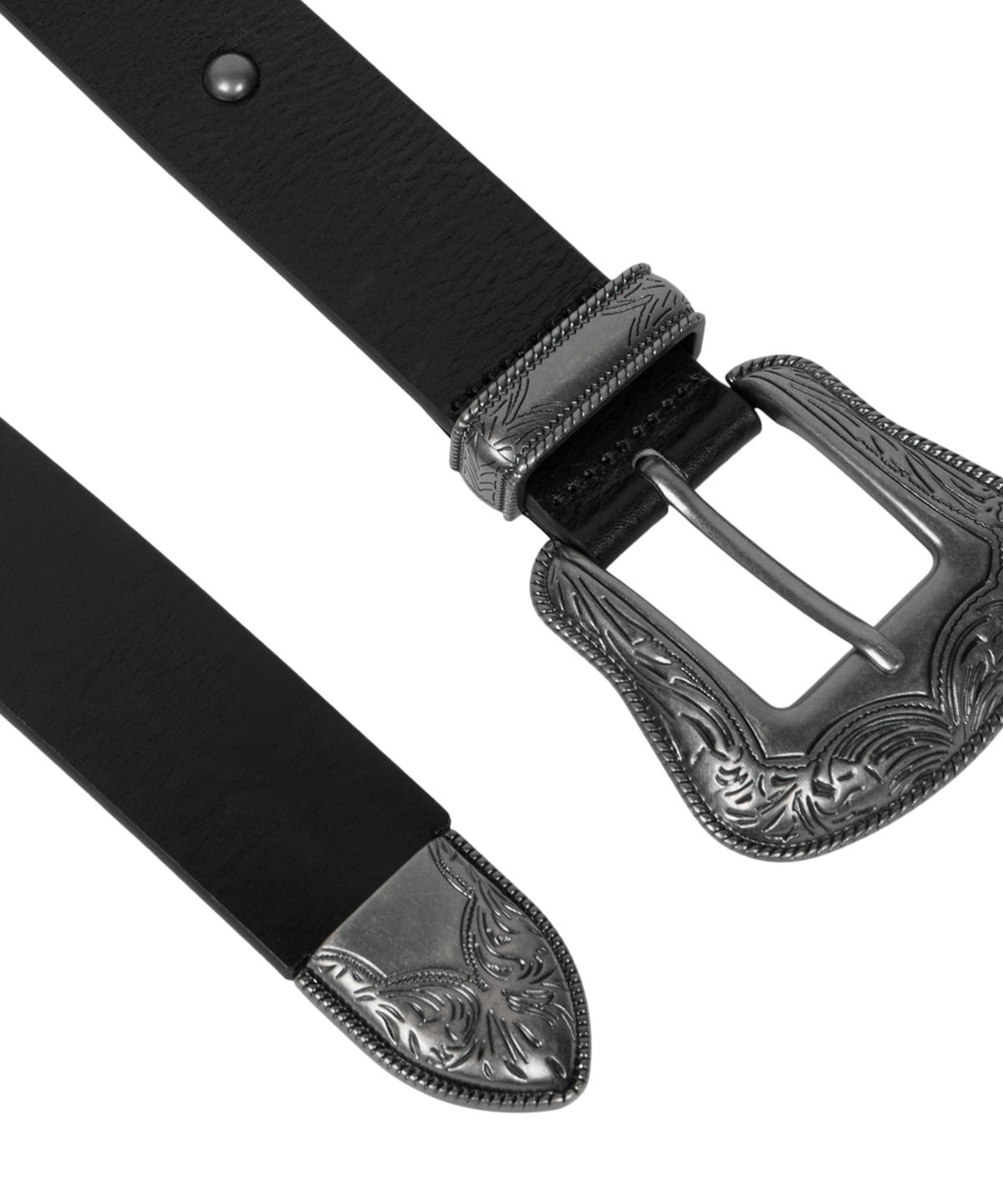 아캄(AAKAM) Western Concho Belt (Black)