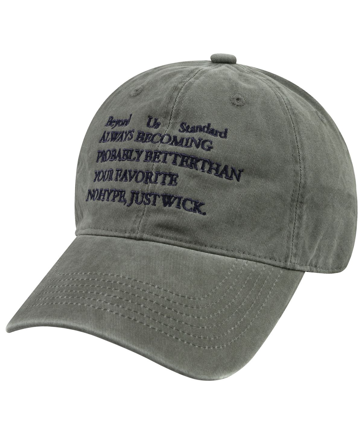 윅(WICK) NOHYPE 카치온 워싱 볼캡