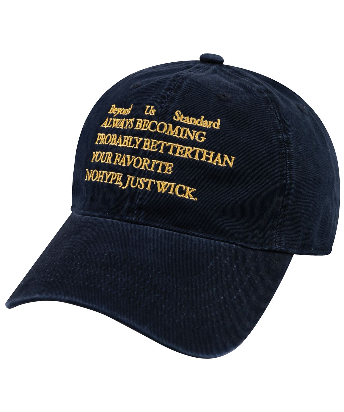 윅(WICK) NOHYPE 카치온 워싱 볼캡